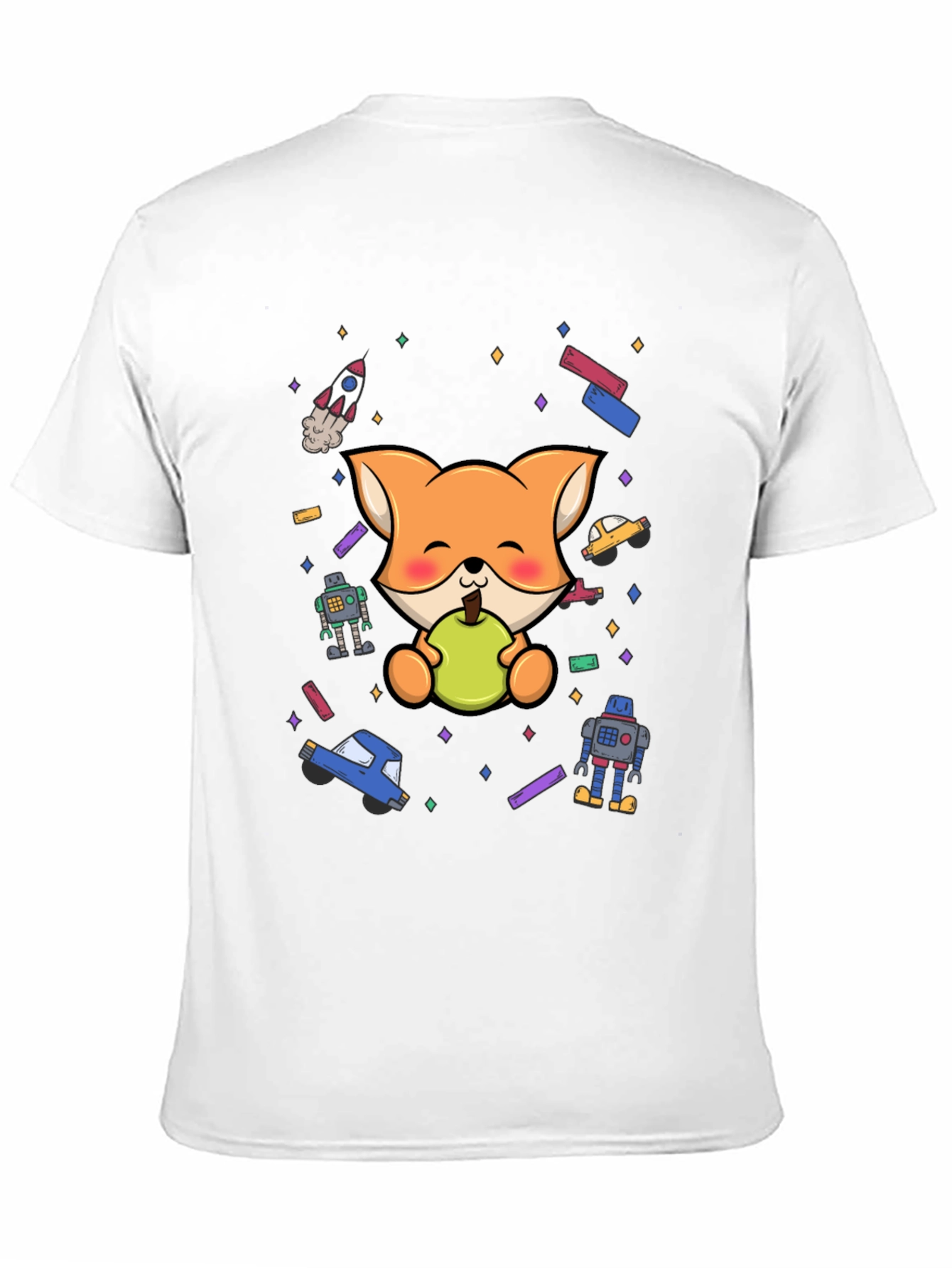 Cute Cartoon Fox T-Shirt
