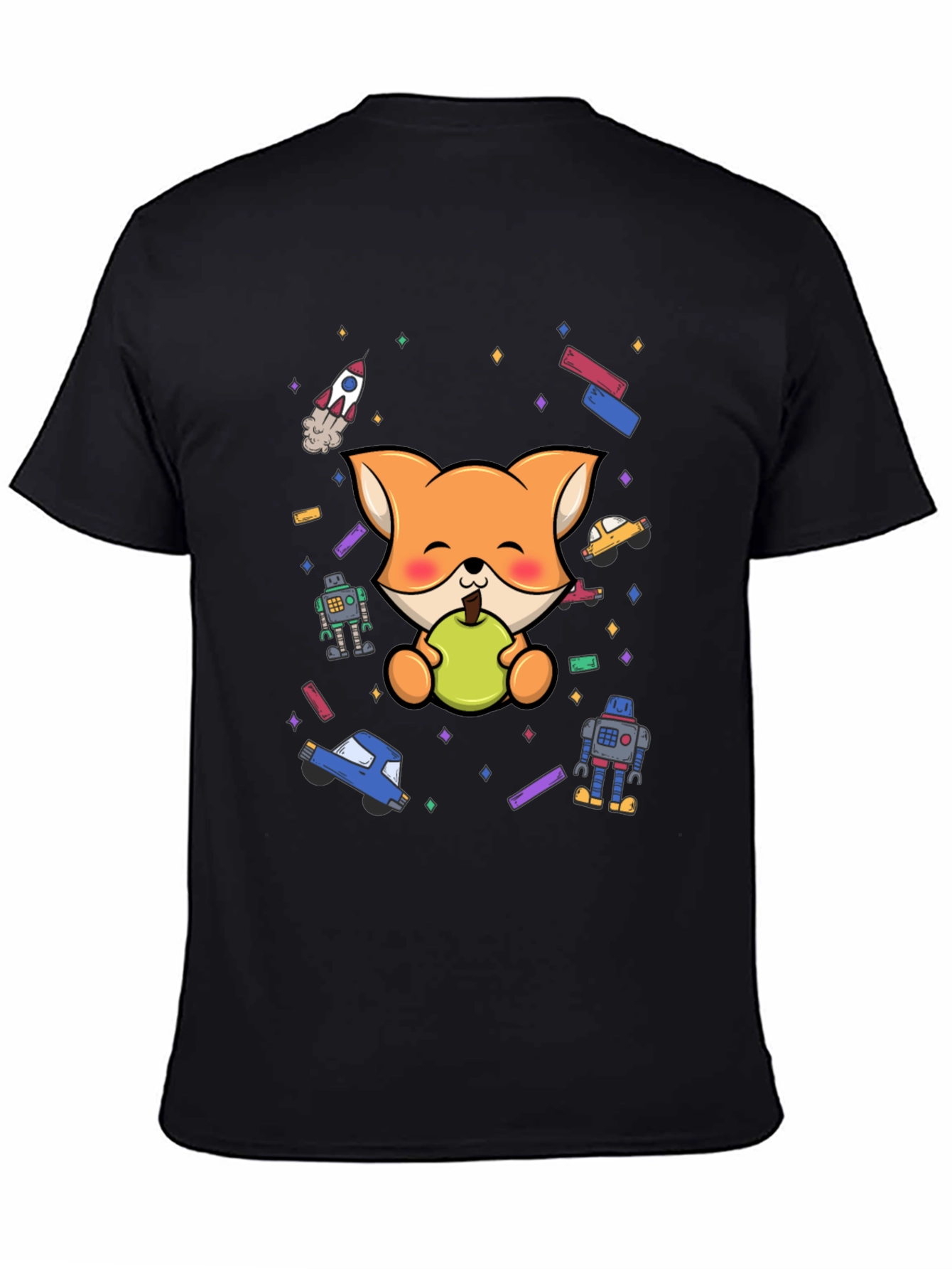 Cute Cartoon Fox T-Shirt