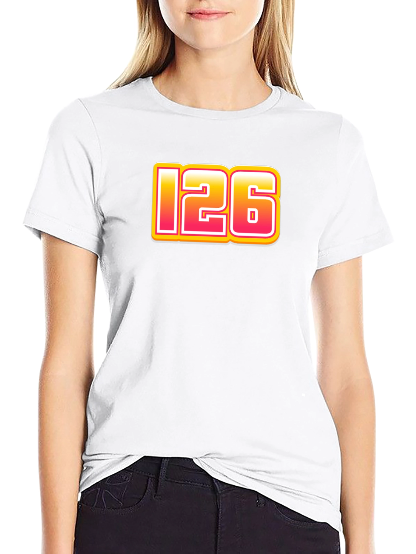 Cool 126 Graphic Print Black T-Shirt