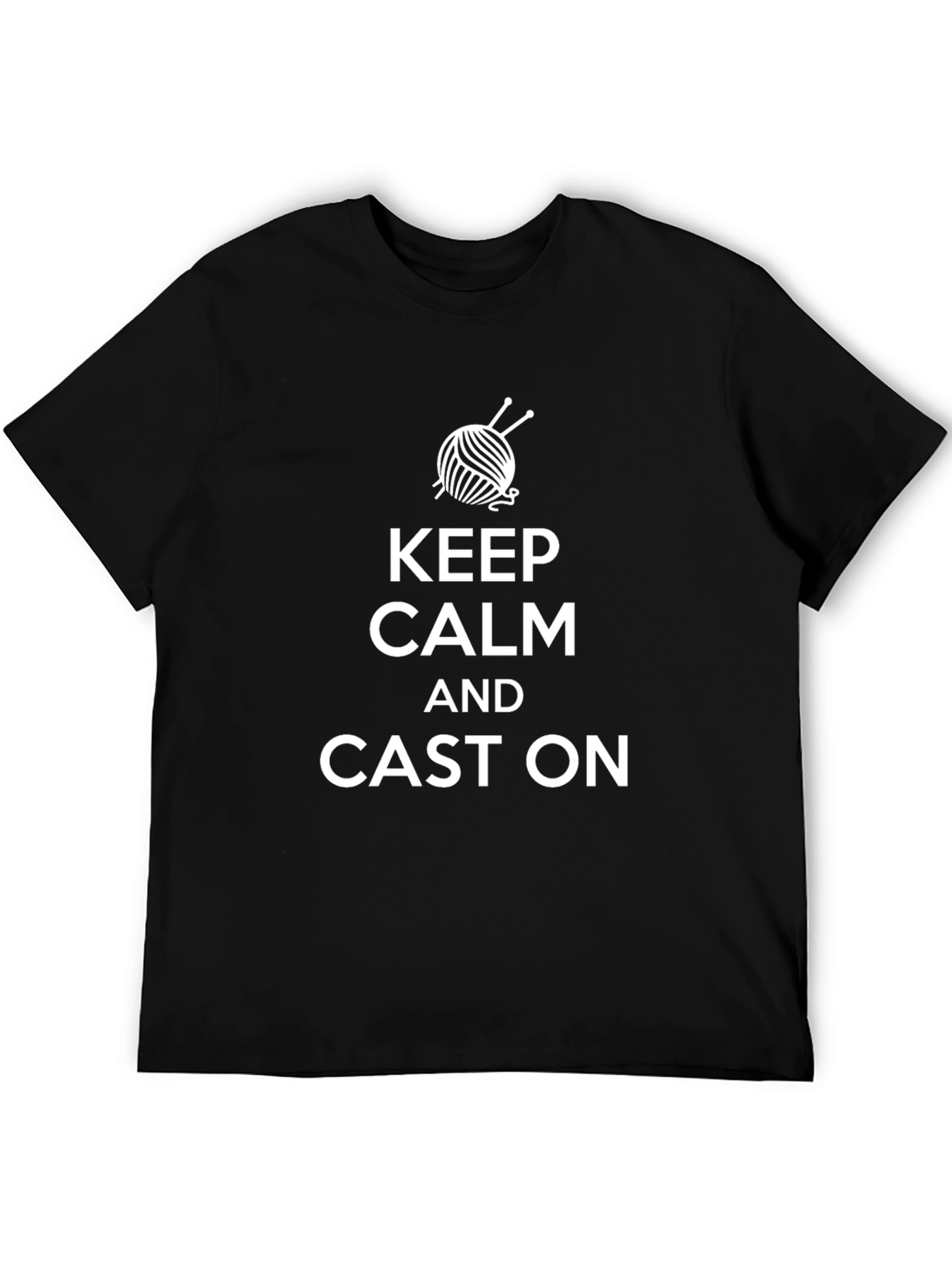 Keep Calm and Cast On - Knitting T-Shirt