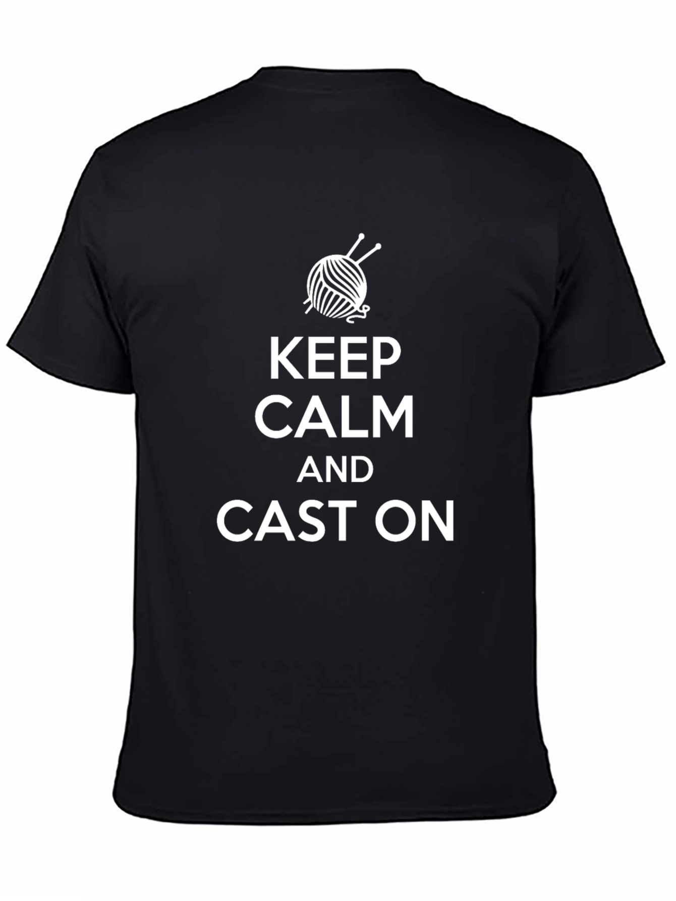 Keep Calm and Cast On - Knitting T-Shirt