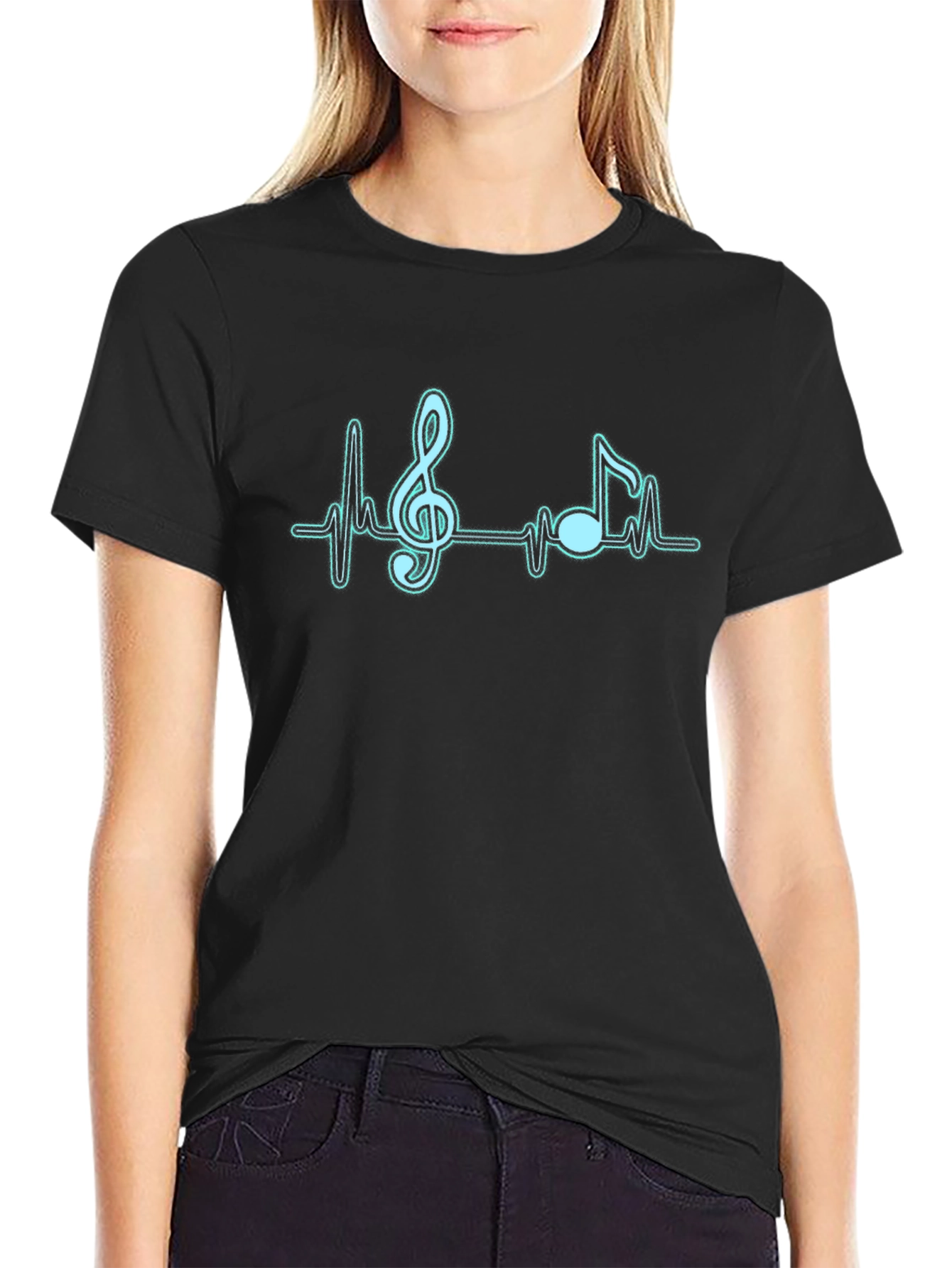 Music Lovers Beat T-Shirt - Black