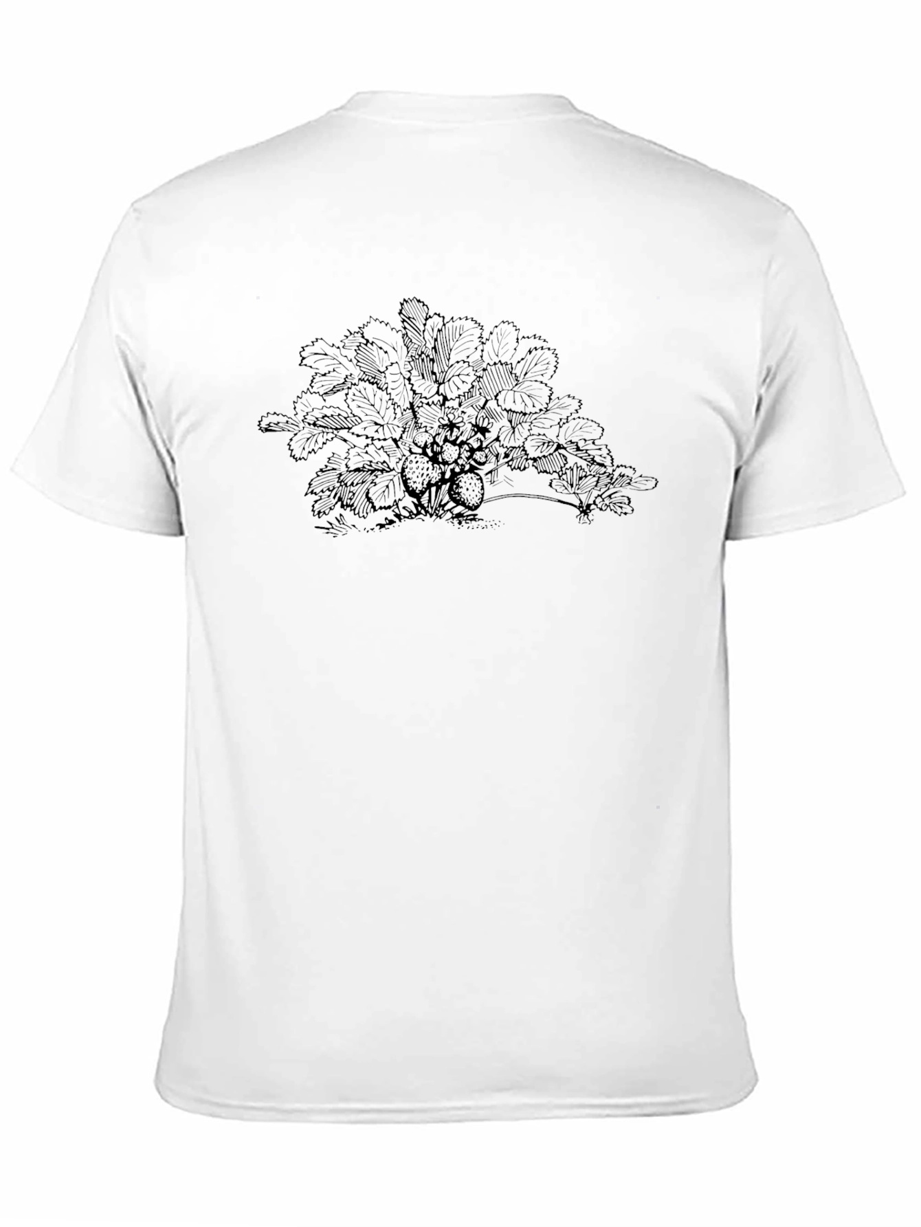 Strawberry Plant Graphic Print Tee