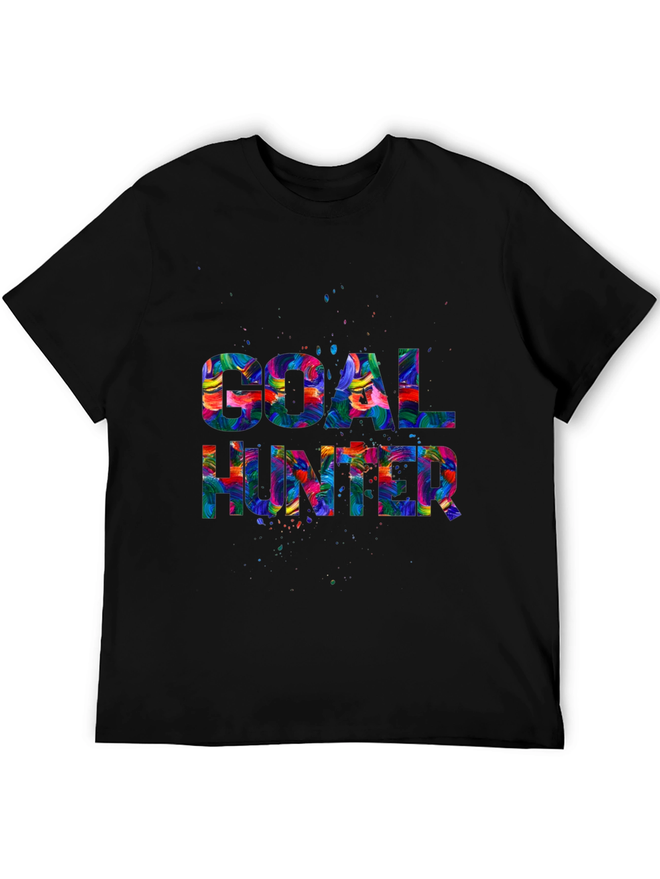 Goal Hunter Graphic Print Crew Neck T-Shirt