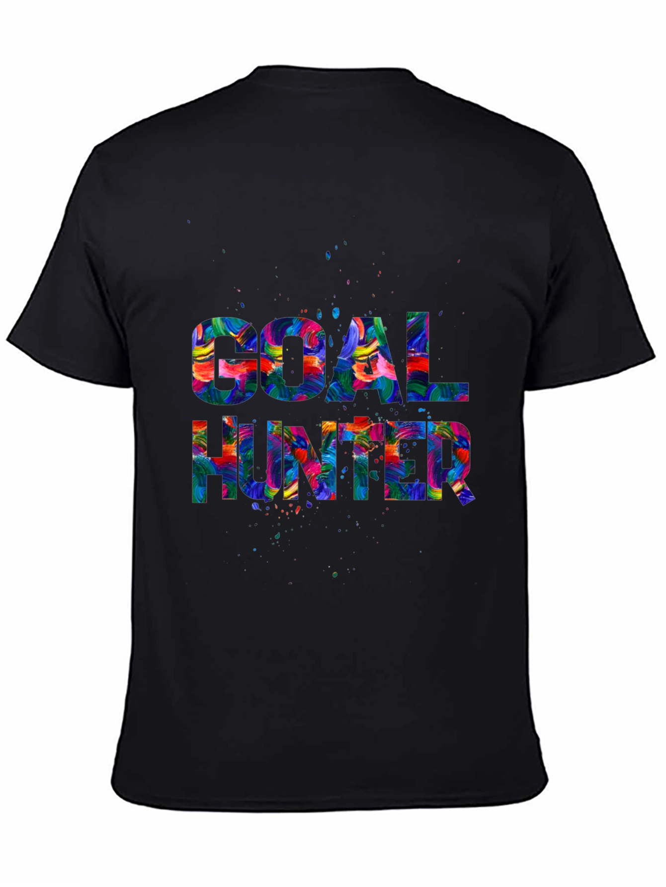 Goal Hunter Graphic Print Crew Neck T-Shirt