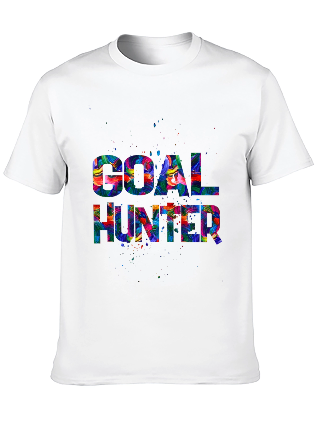Goal Hunter Graphic Print Crew Neck T-Shirt