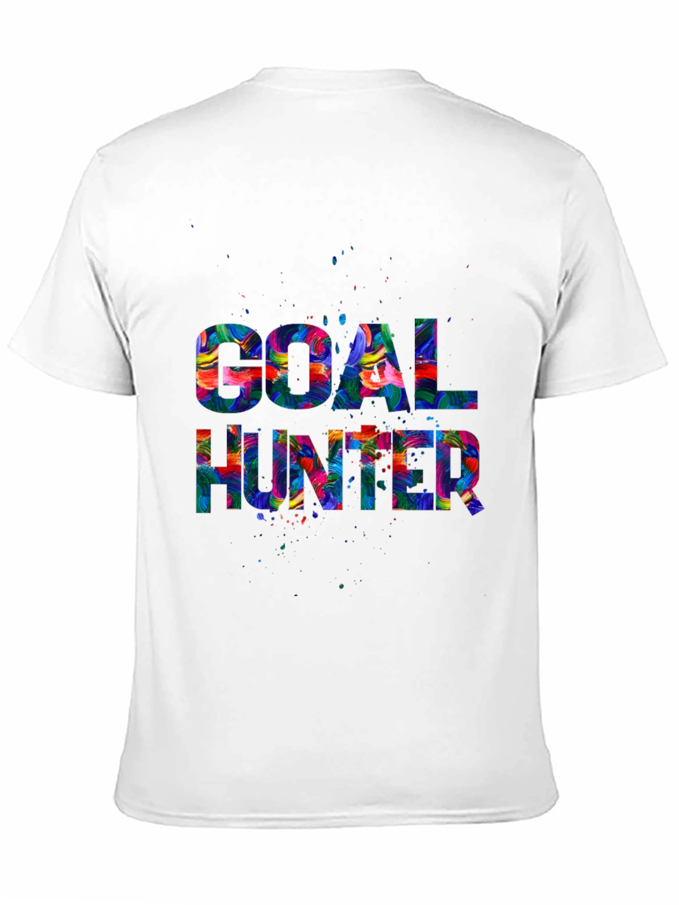 Goal Hunter Graphic Print Crew Neck T-Shirt
