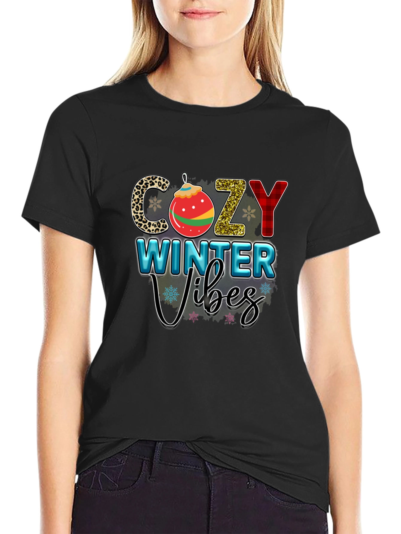 Cozy Winter Vibes Graphic Tee