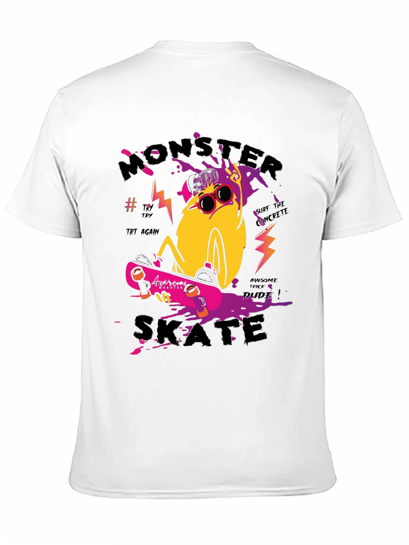 Monster Skate Graphic Tee - Cool & Trendy