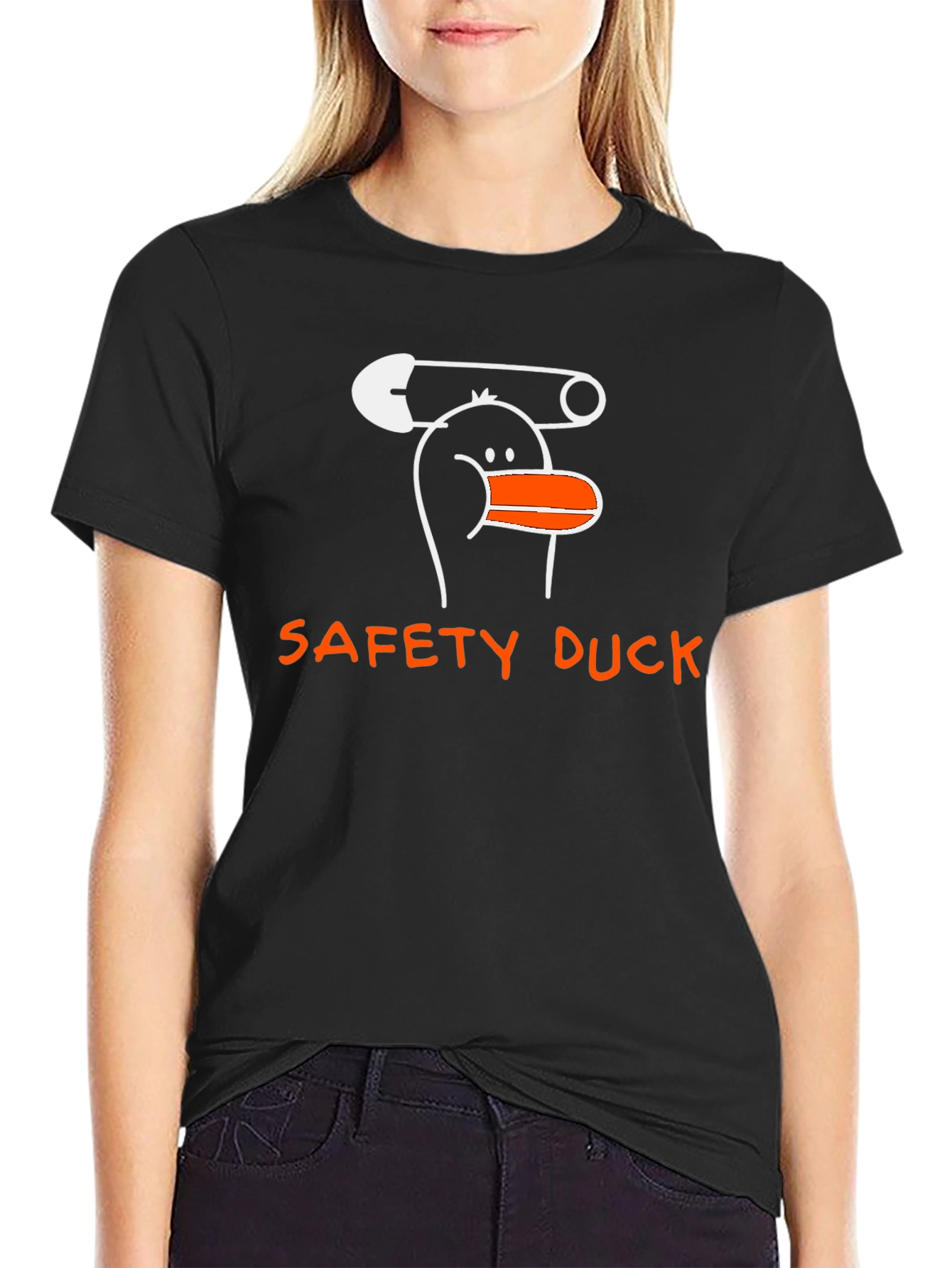 Safety Duck T-Shirt - Funny Graphic Tee