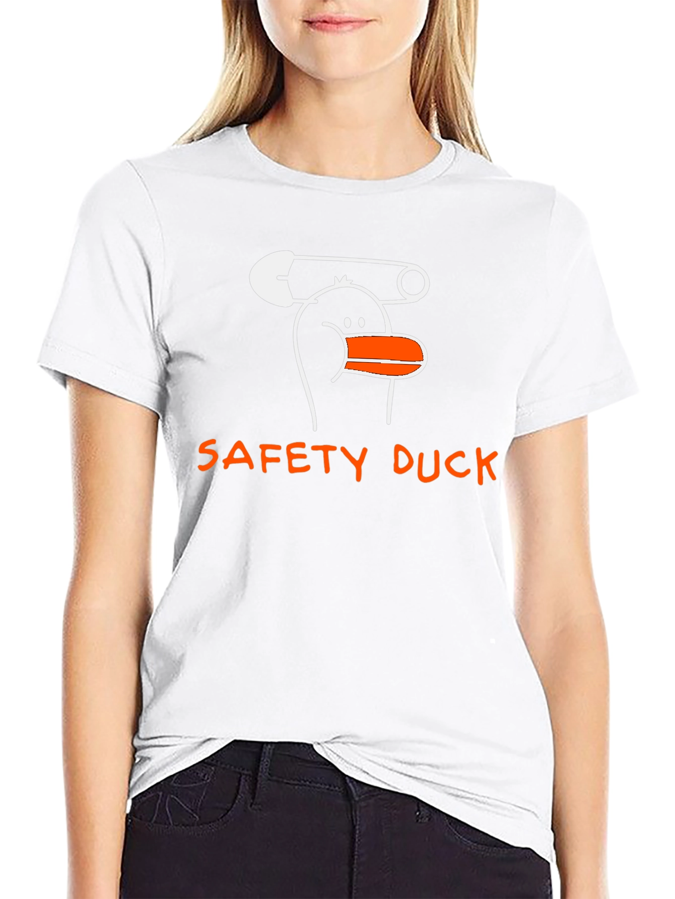 Safety Duck T-Shirt - Funny Graphic Tee