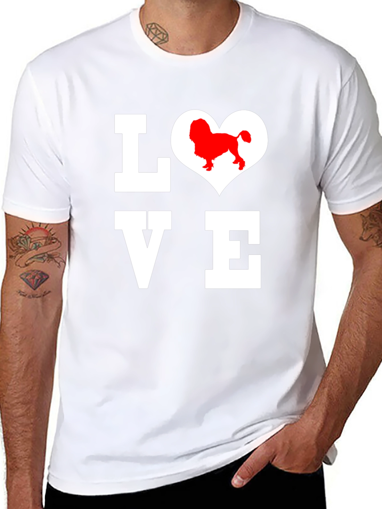 Dog Love Graphic T-Shirt