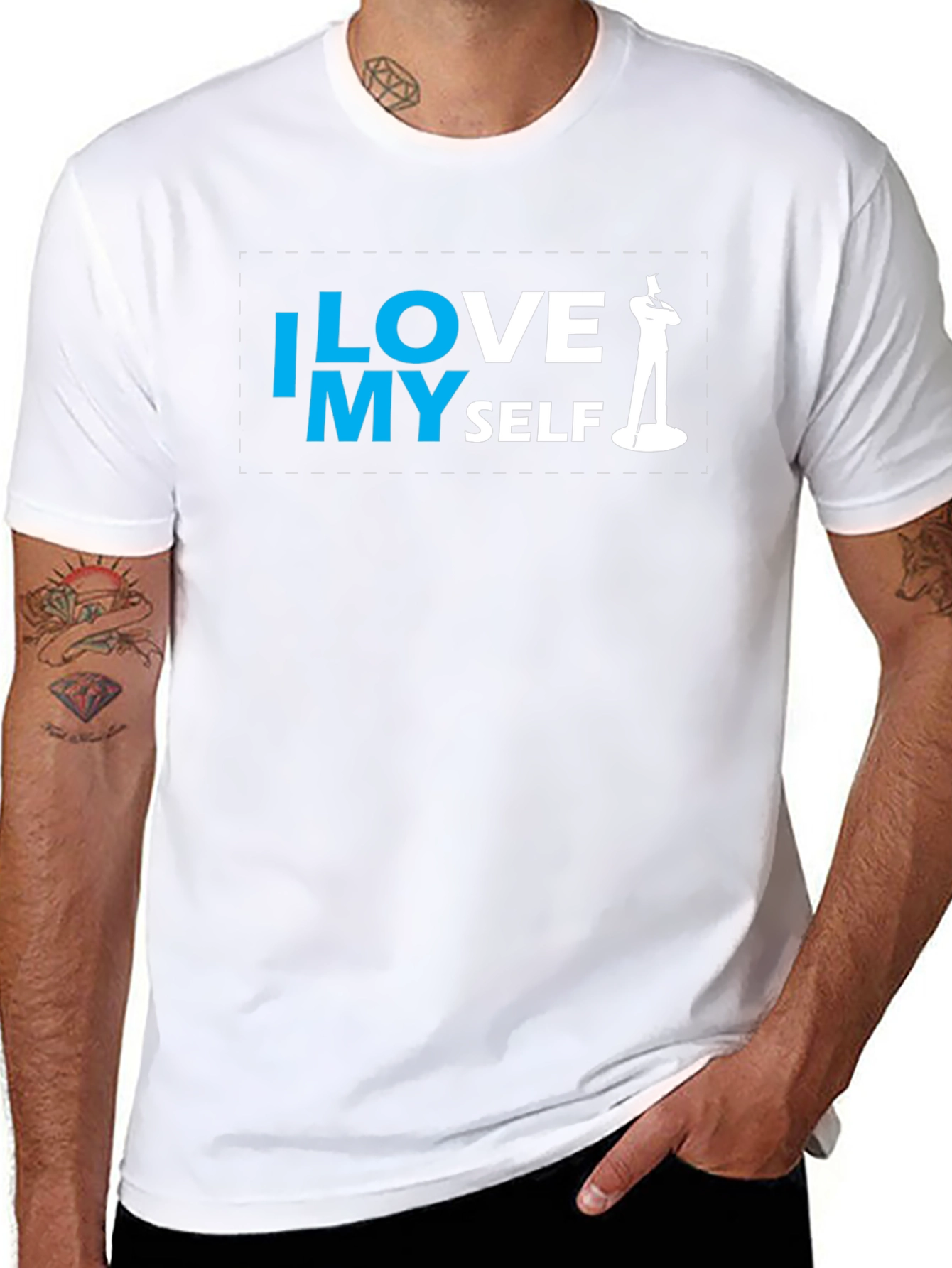 I Love Myself Graphic Tee - Stylish and Confident