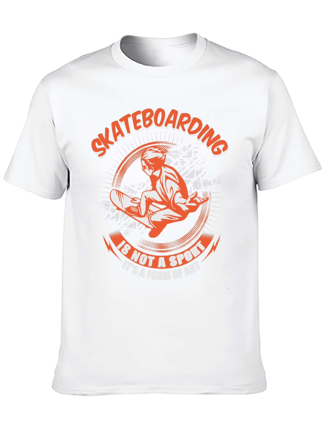 Skateboarding Art T-Shirt - Black