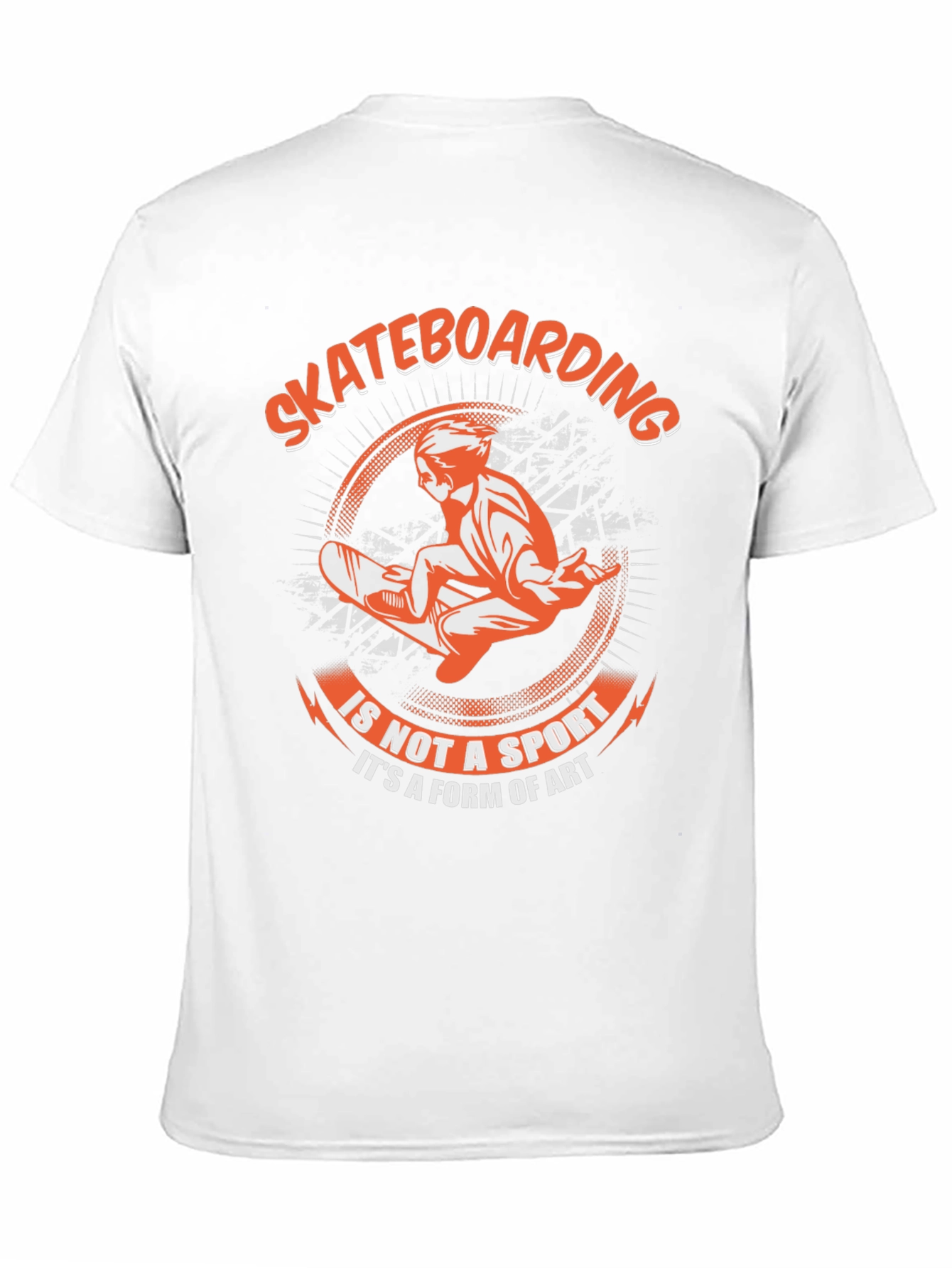 Skateboarding Art T-Shirt - Black
