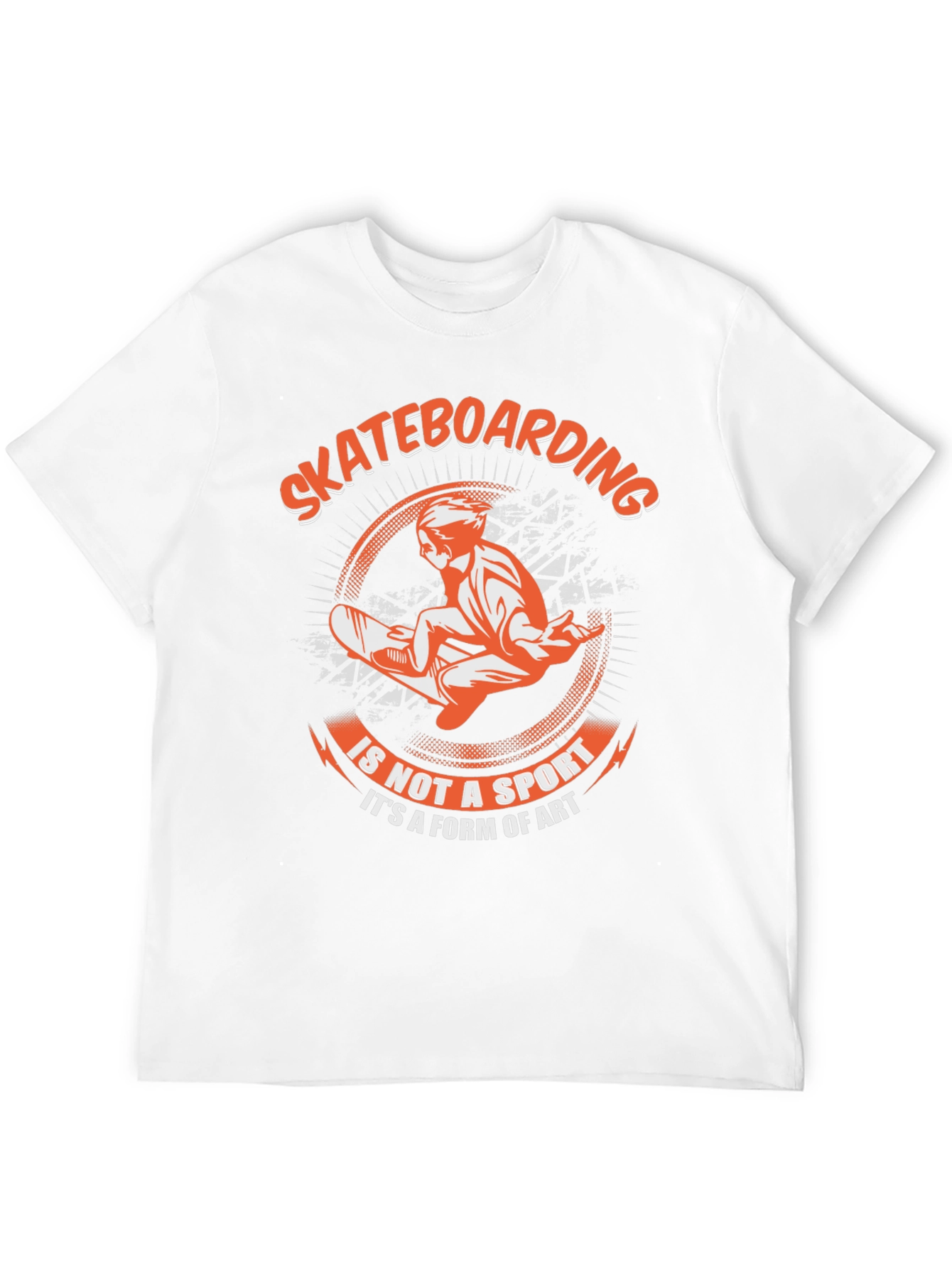 Skateboarding Art T-Shirt - Black