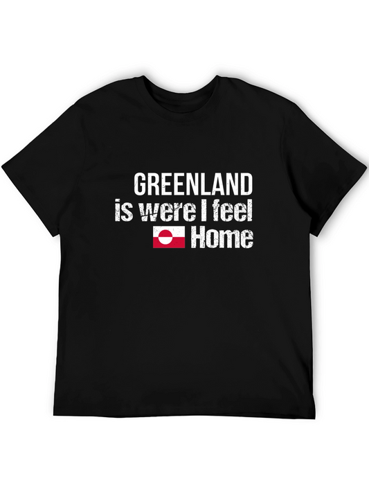Greenland Home T-Shirt - Black