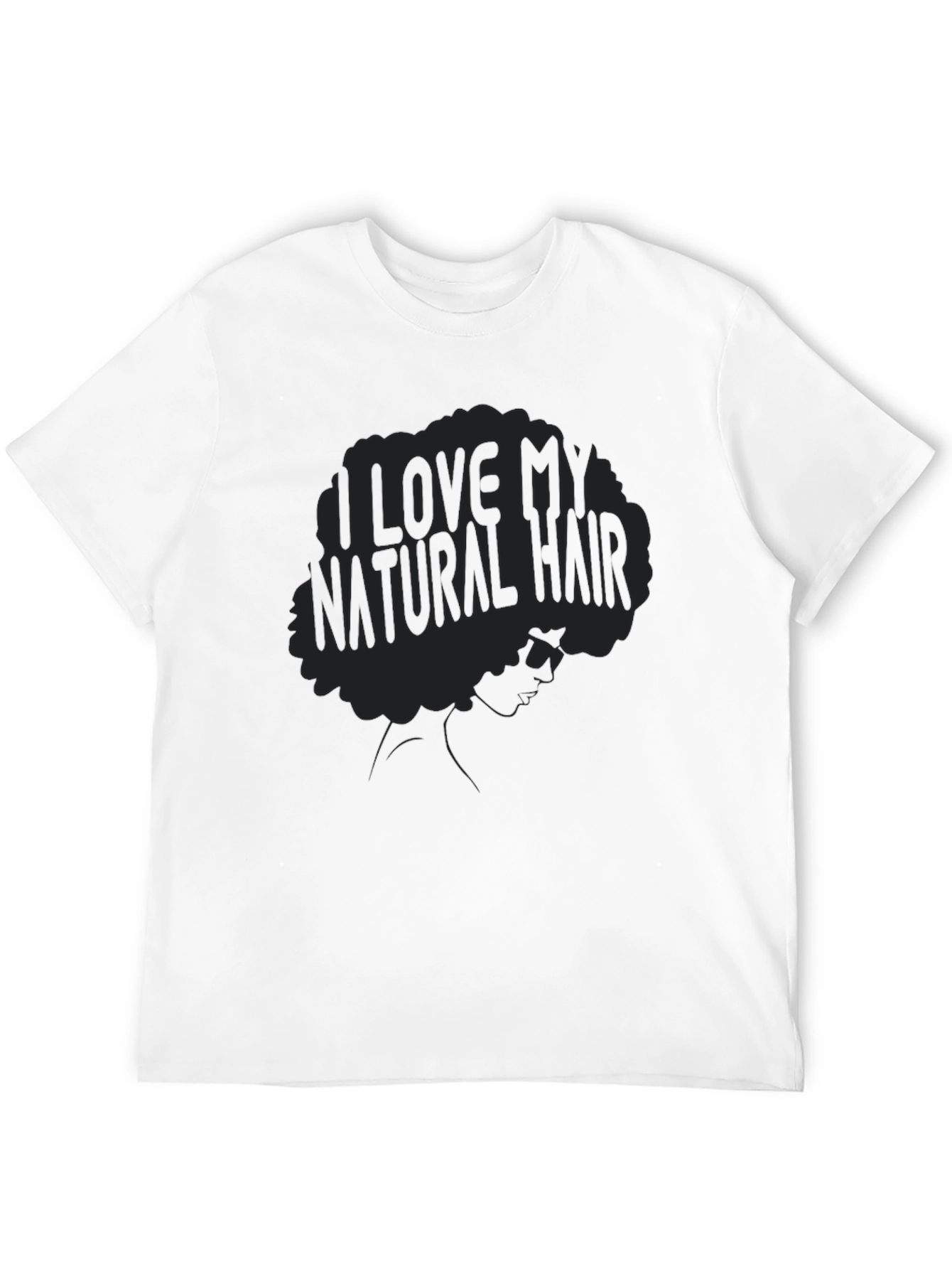 I Love My Natural Hair Tee - Afro Pride