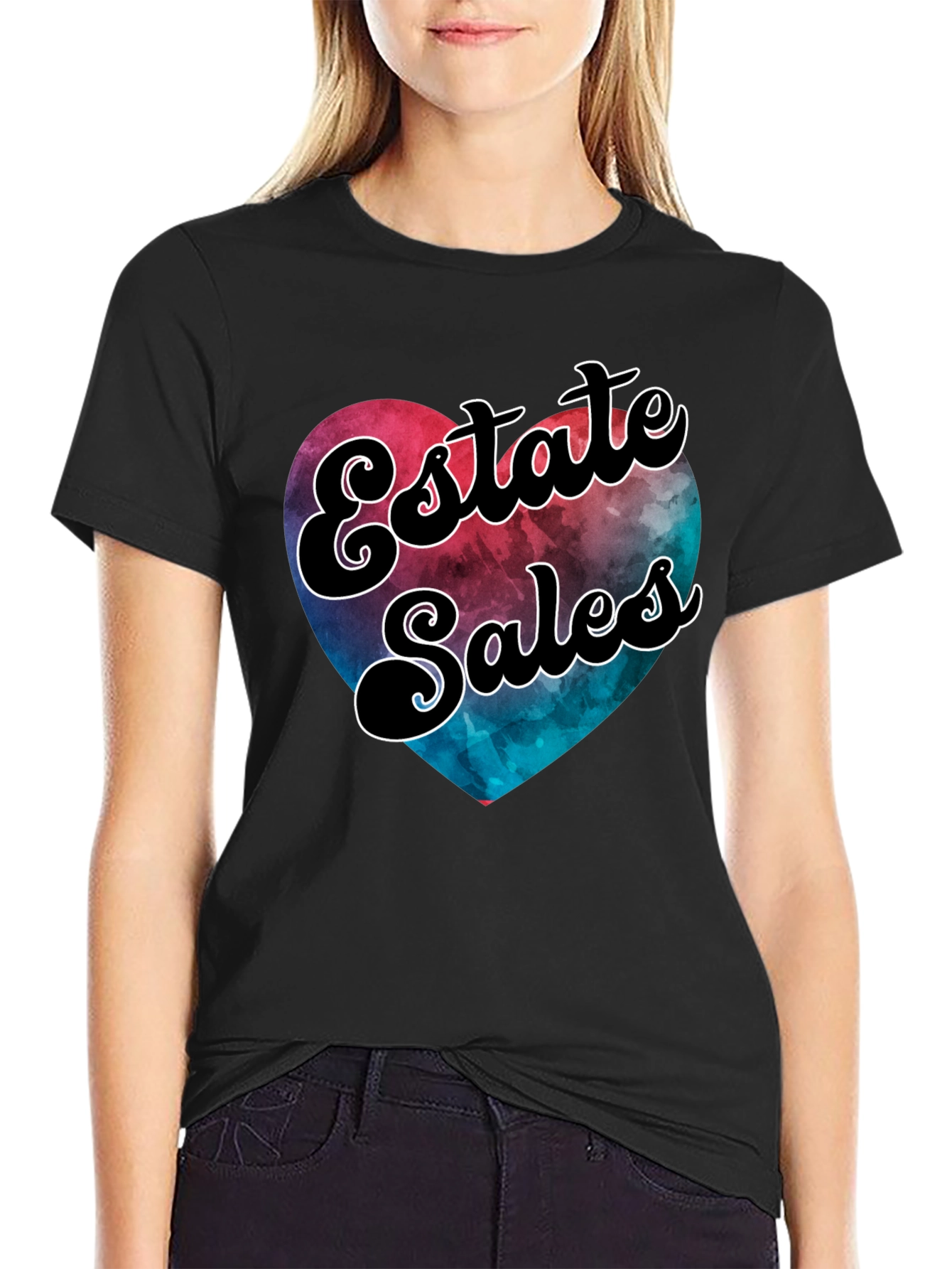 Estate Sales Heart Graphic T-Shirt