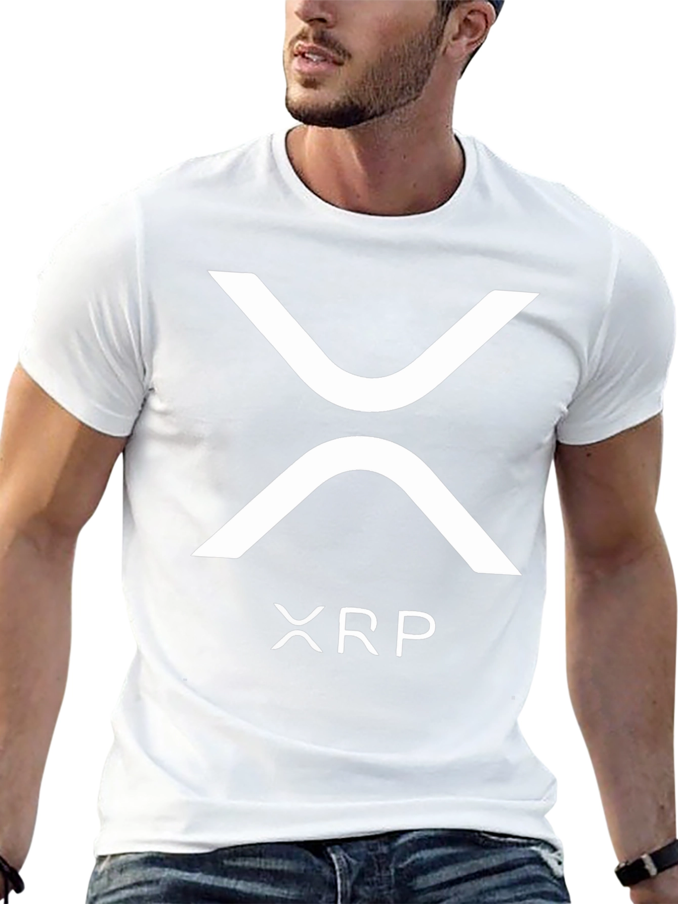 XRP Cryptocurrency Black T-Shirt
