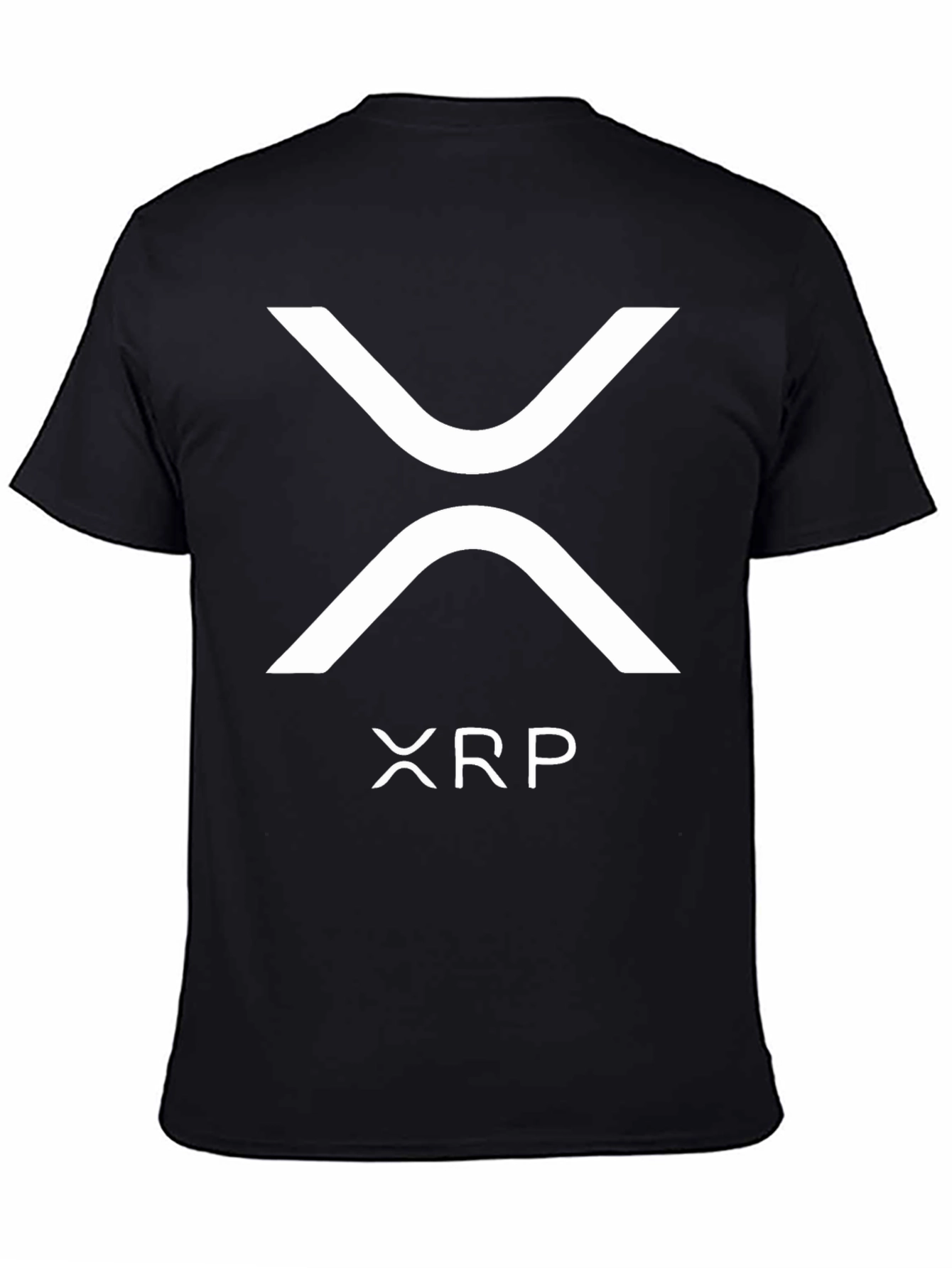 XRP Cryptocurrency Black T-Shirt