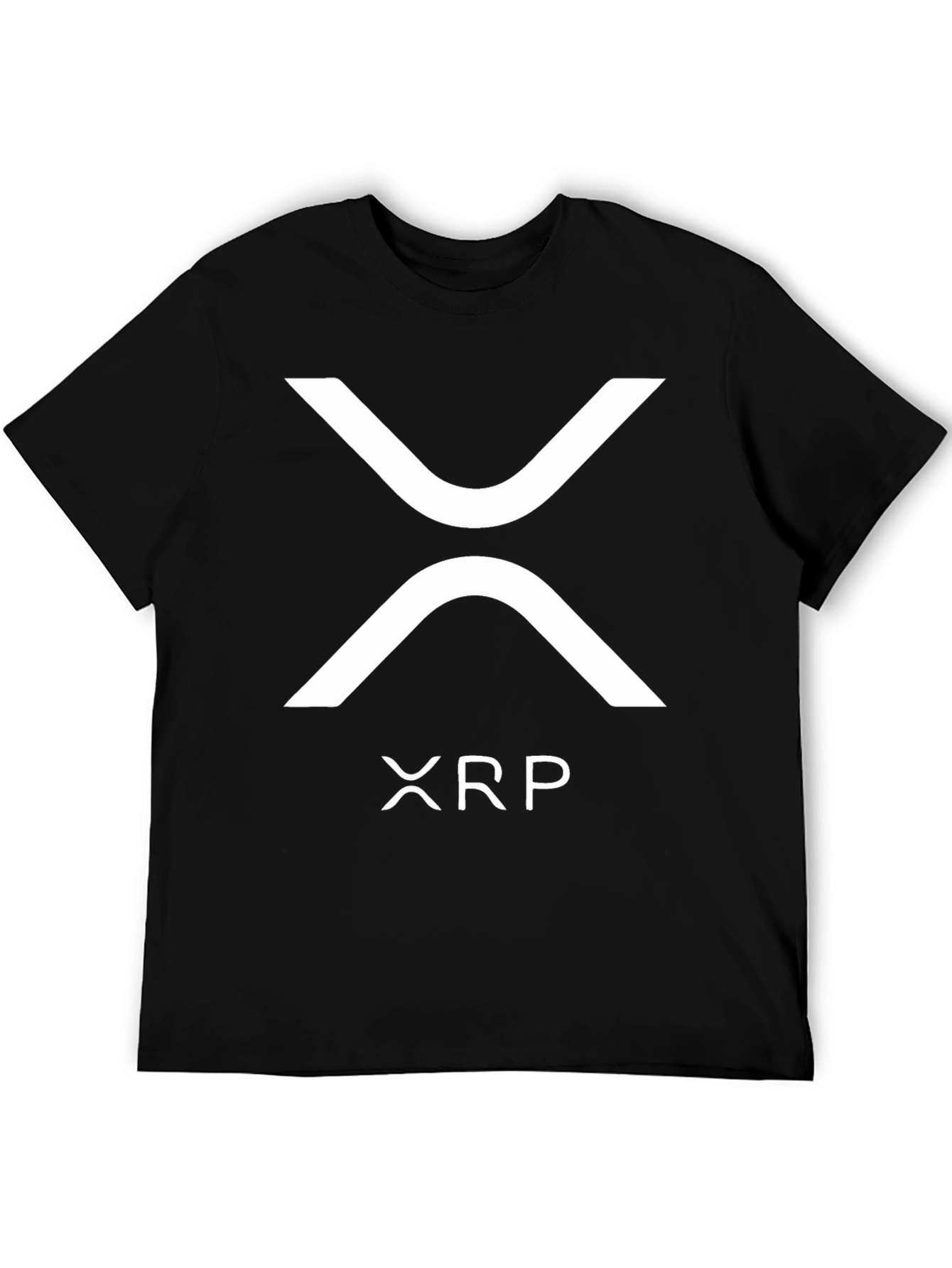 XRP Cryptocurrency Black T-Shirt