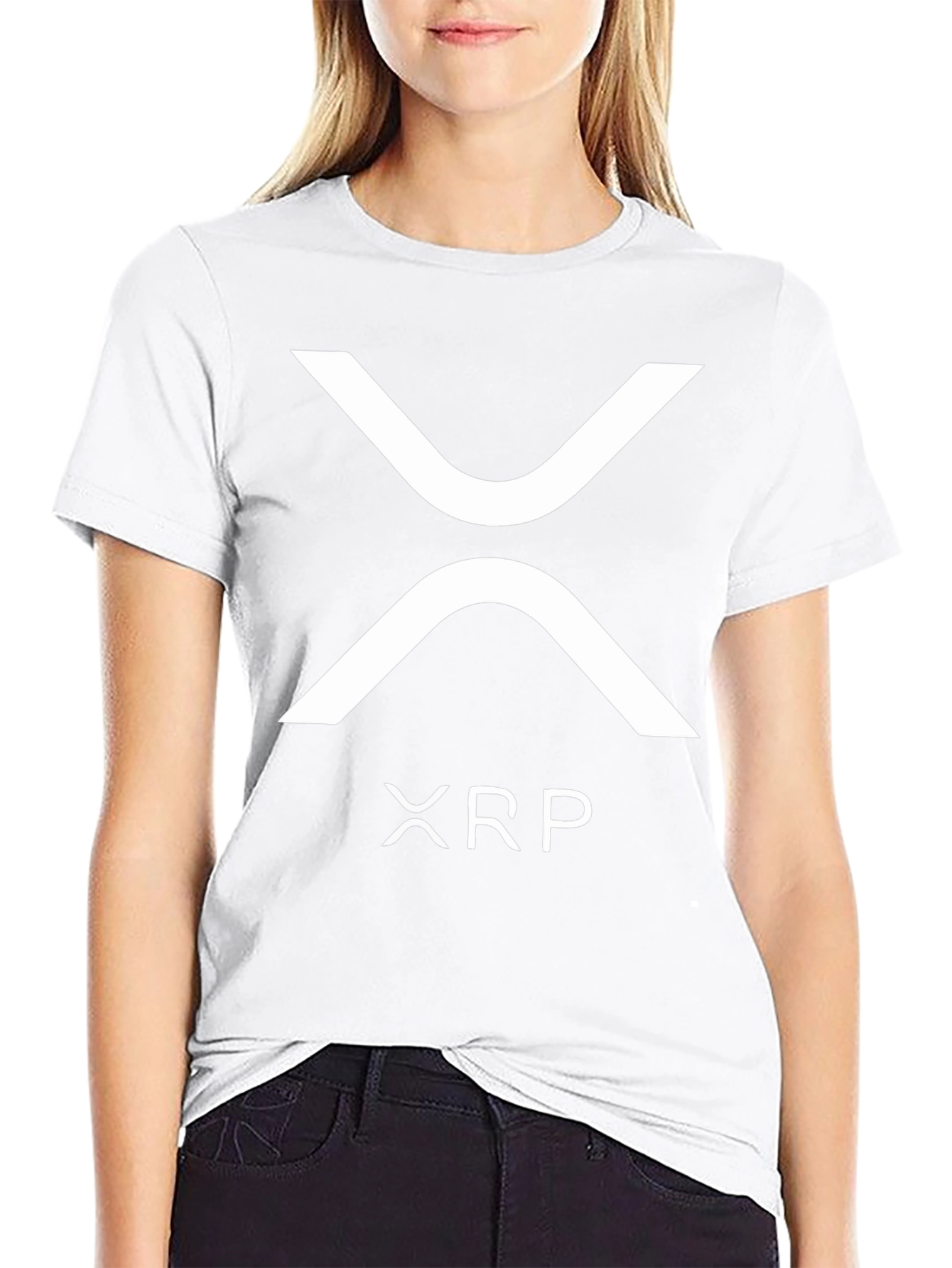 XRP Cryptocurrency Black T-Shirt