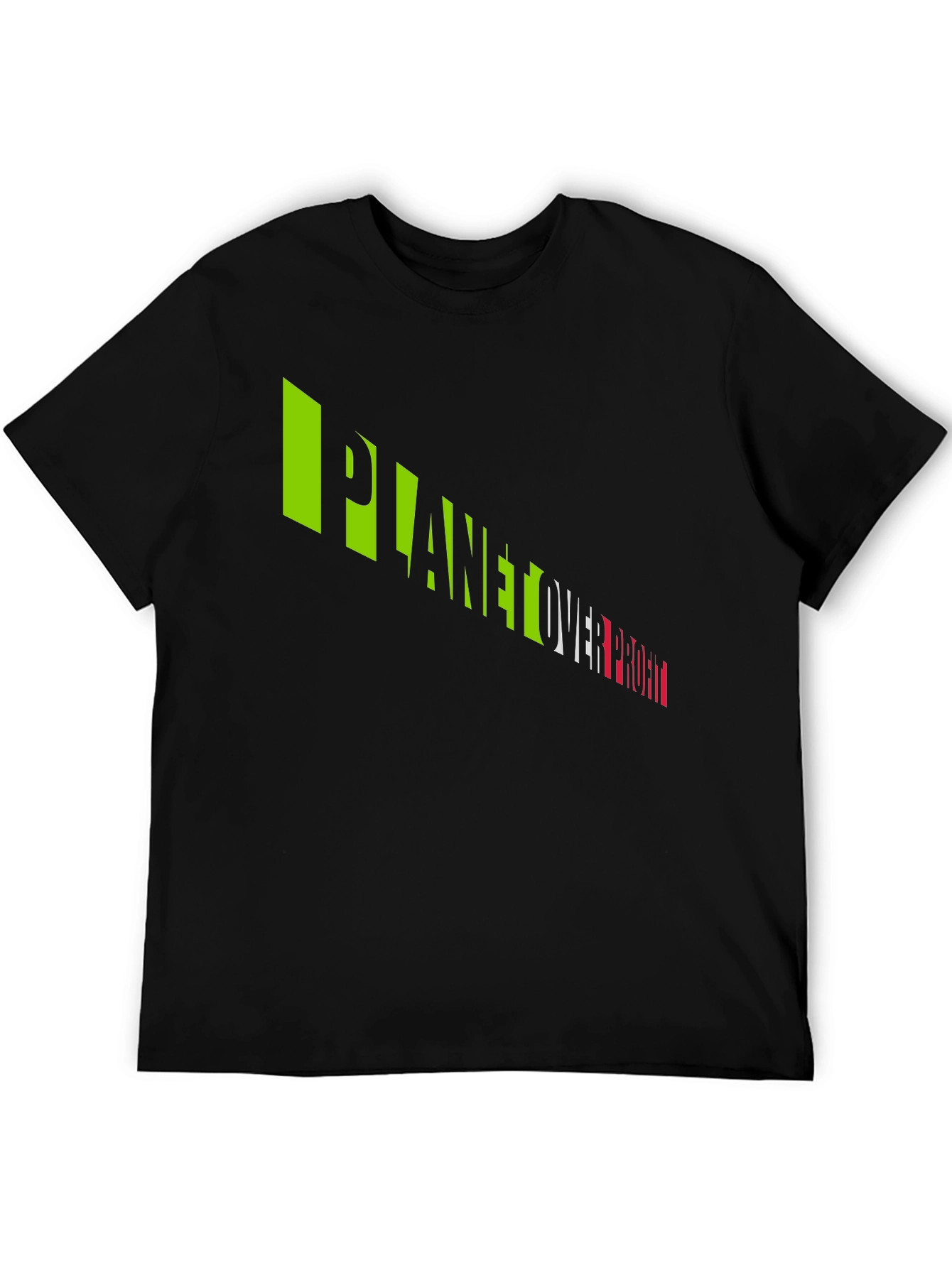 Planet Over Profit Graphic Tee - Eco-Conscious T-Shirt