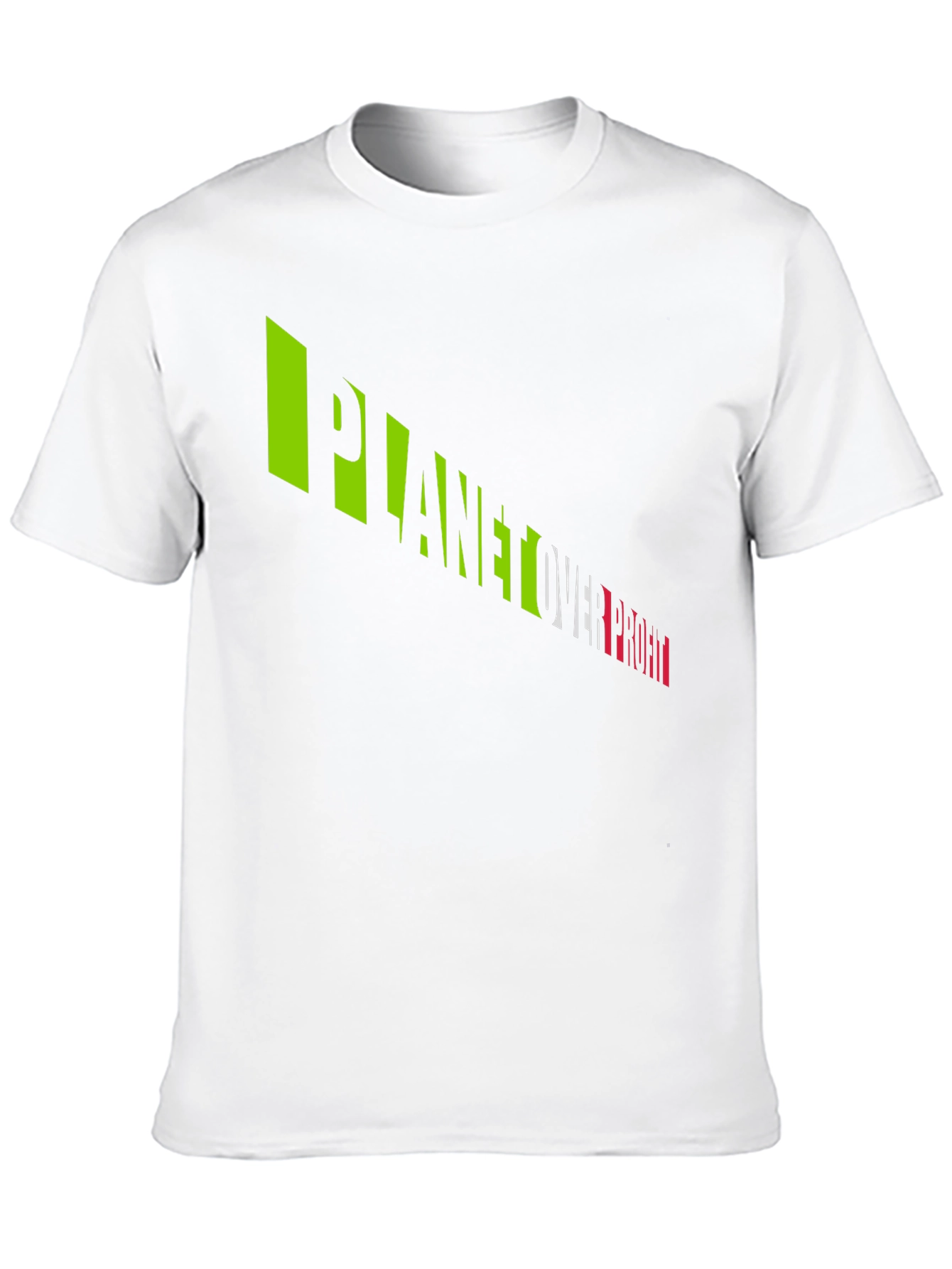 Planet Over Profit Graphic Tee - Eco-Conscious T-Shirt