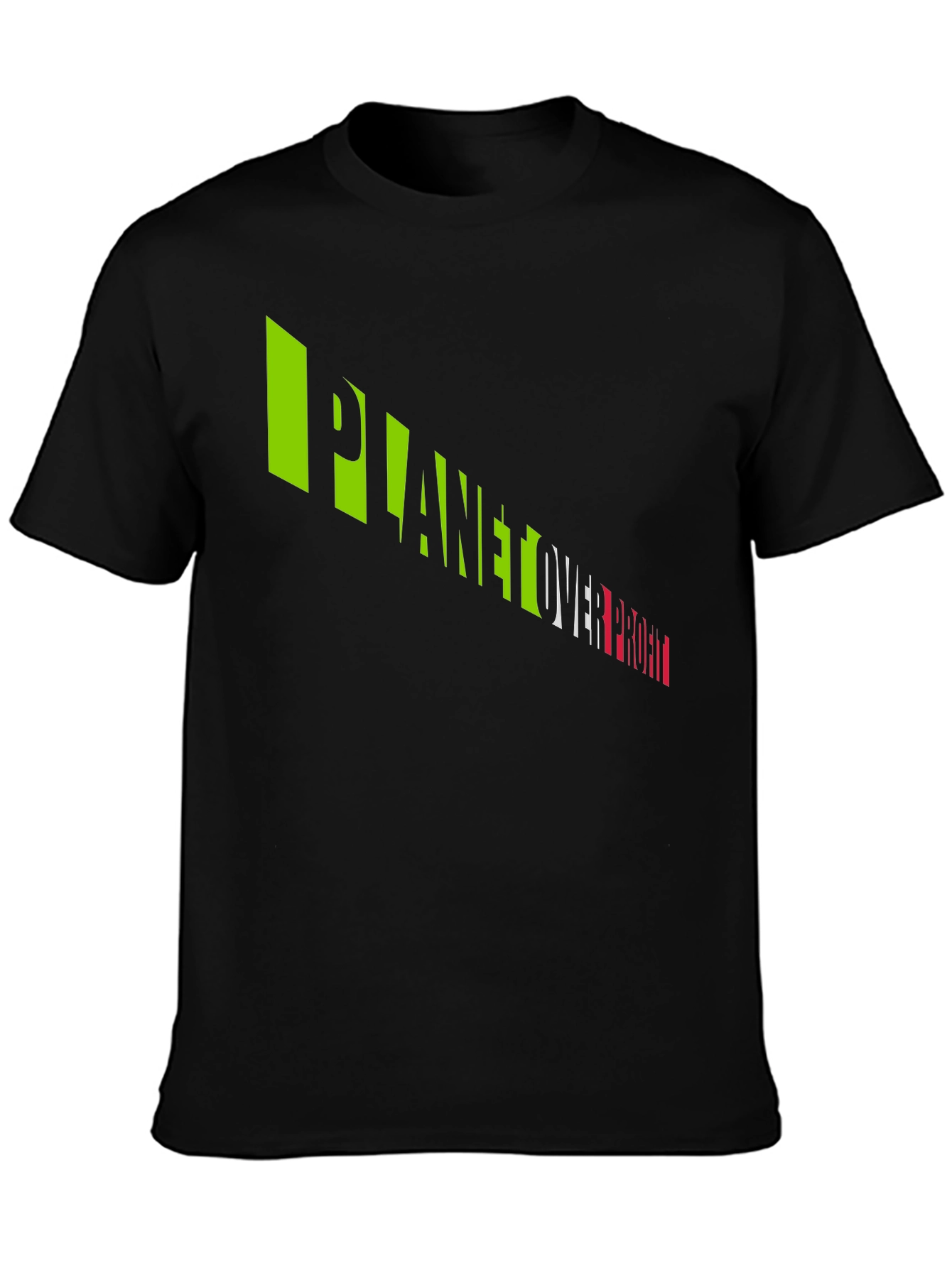 Planet Over Profit Graphic Tee - Eco-Conscious T-Shirt