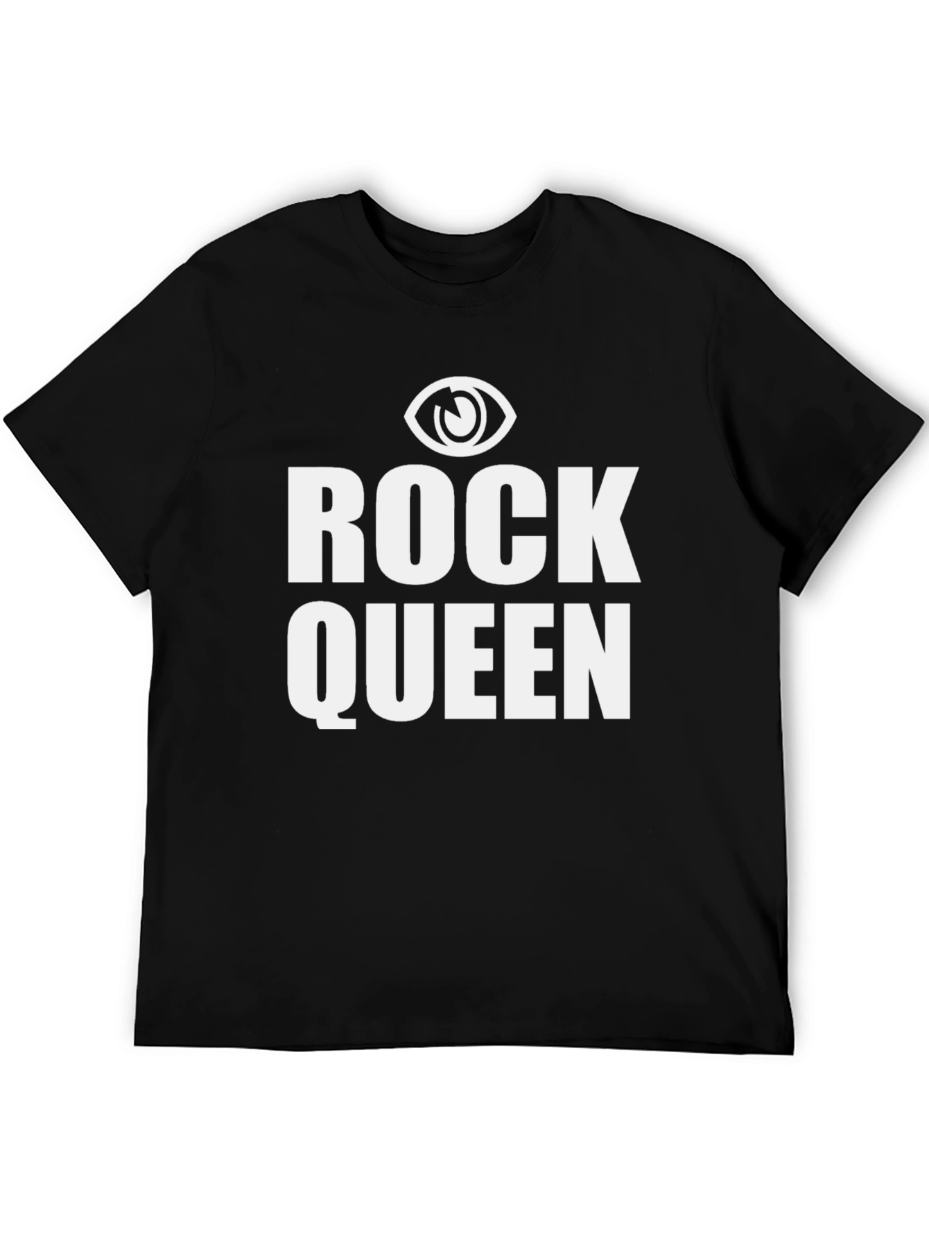 Rock Queen Graphic Tee - Black Cotton Blend