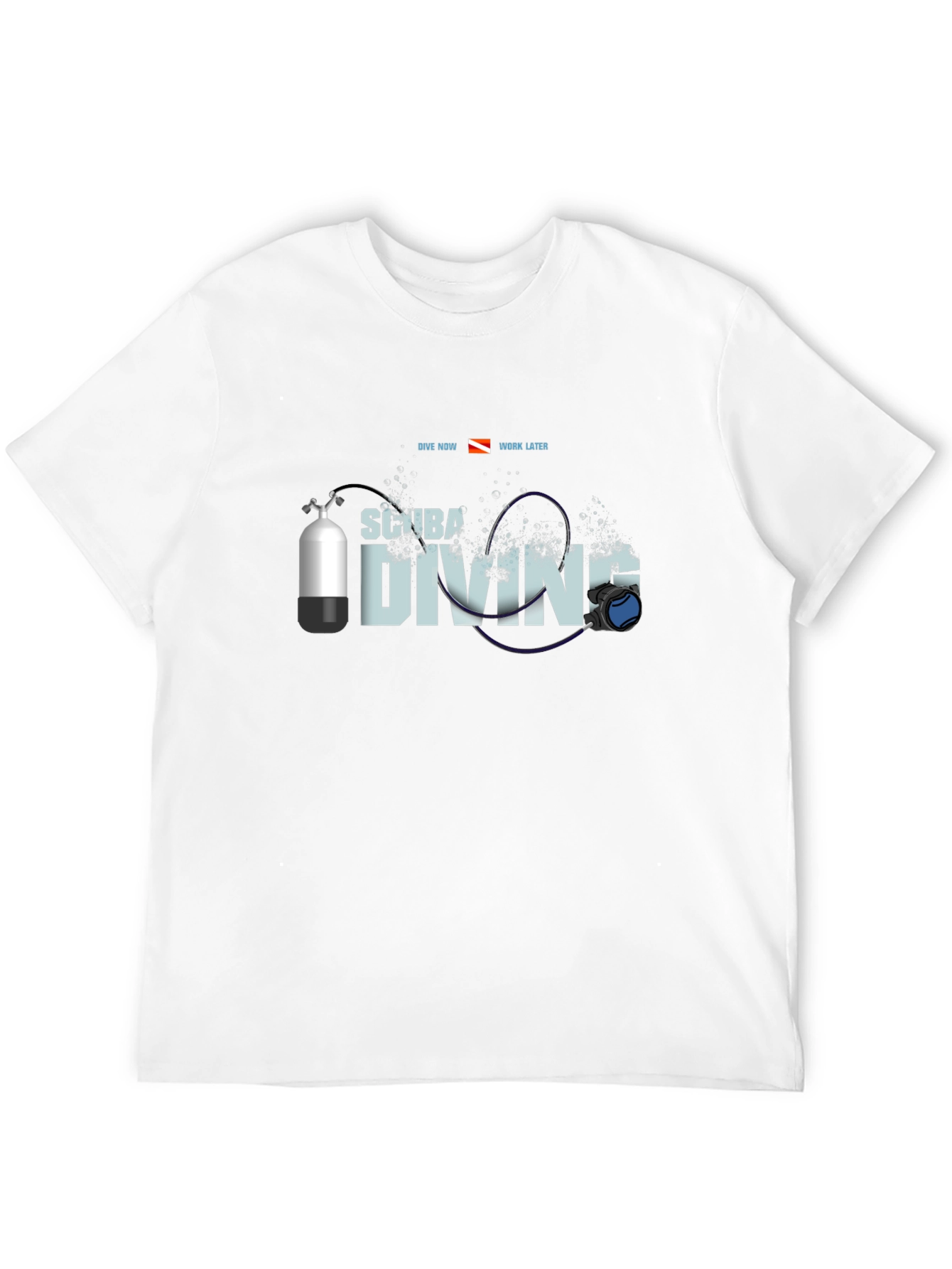 Scuba Diving T-Shirt - Dive Now Work Later