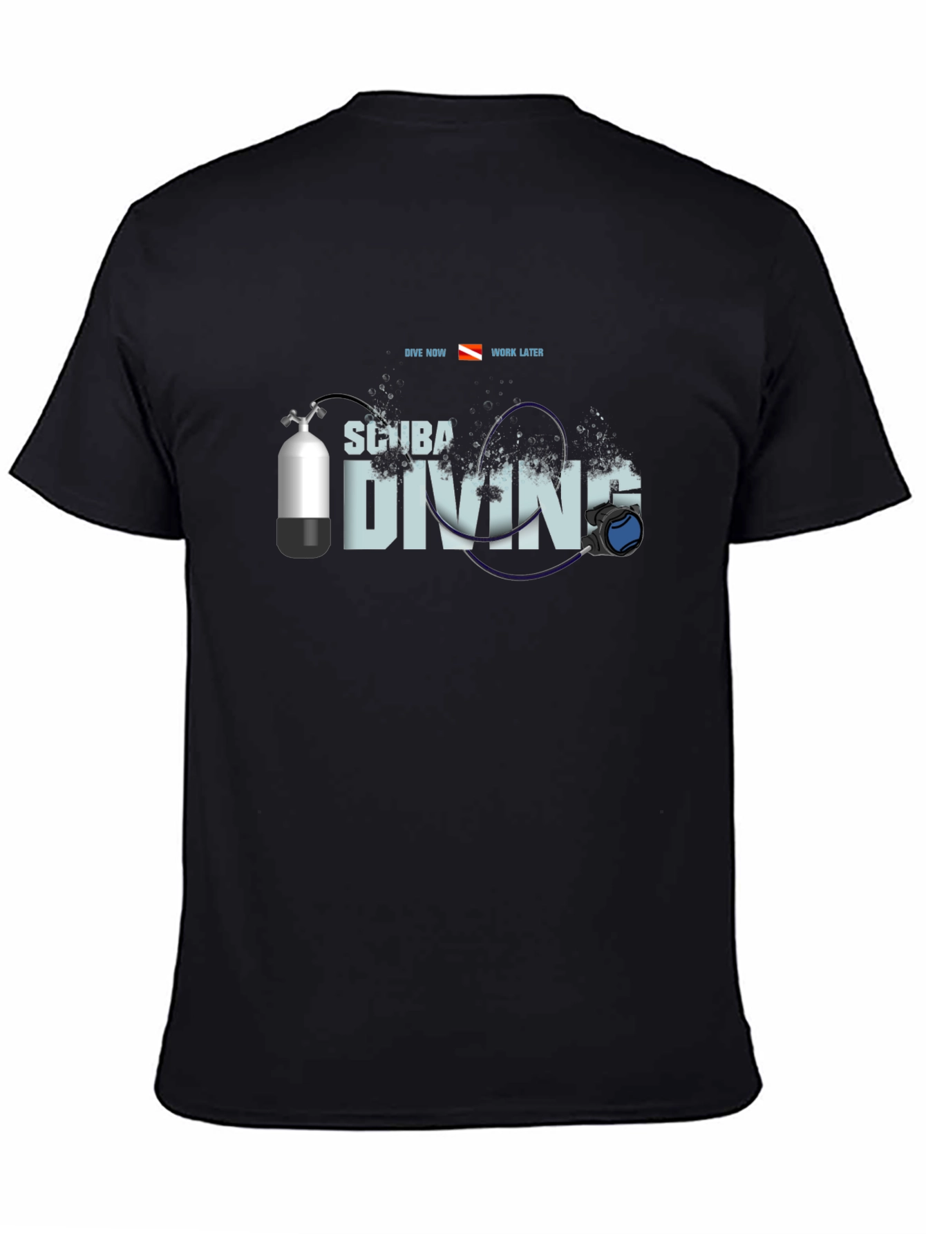 Scuba Diving T-Shirt - Dive Now Work Later