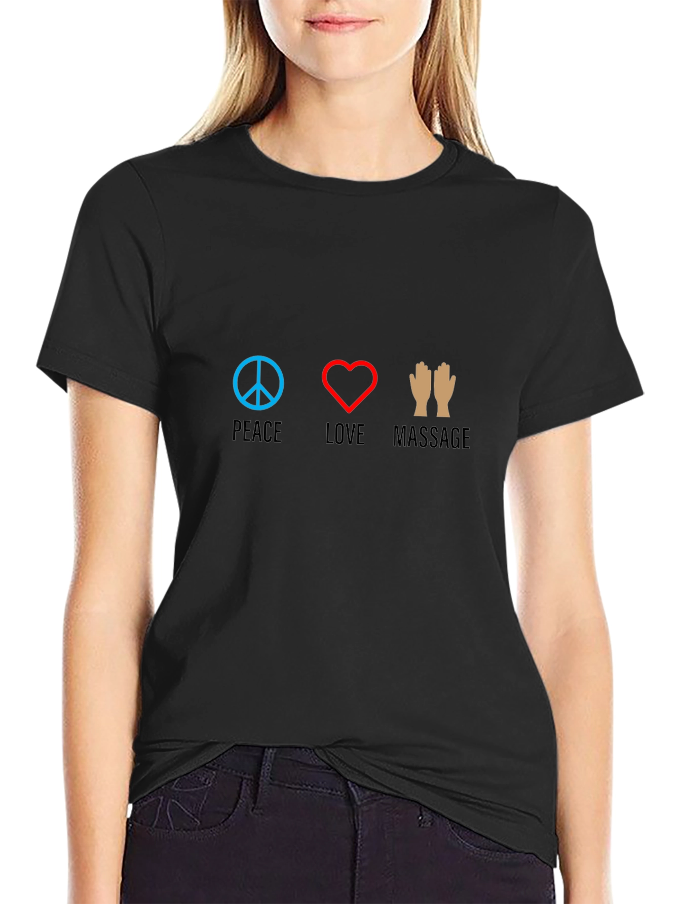 Peace Love Massage T-Shirt