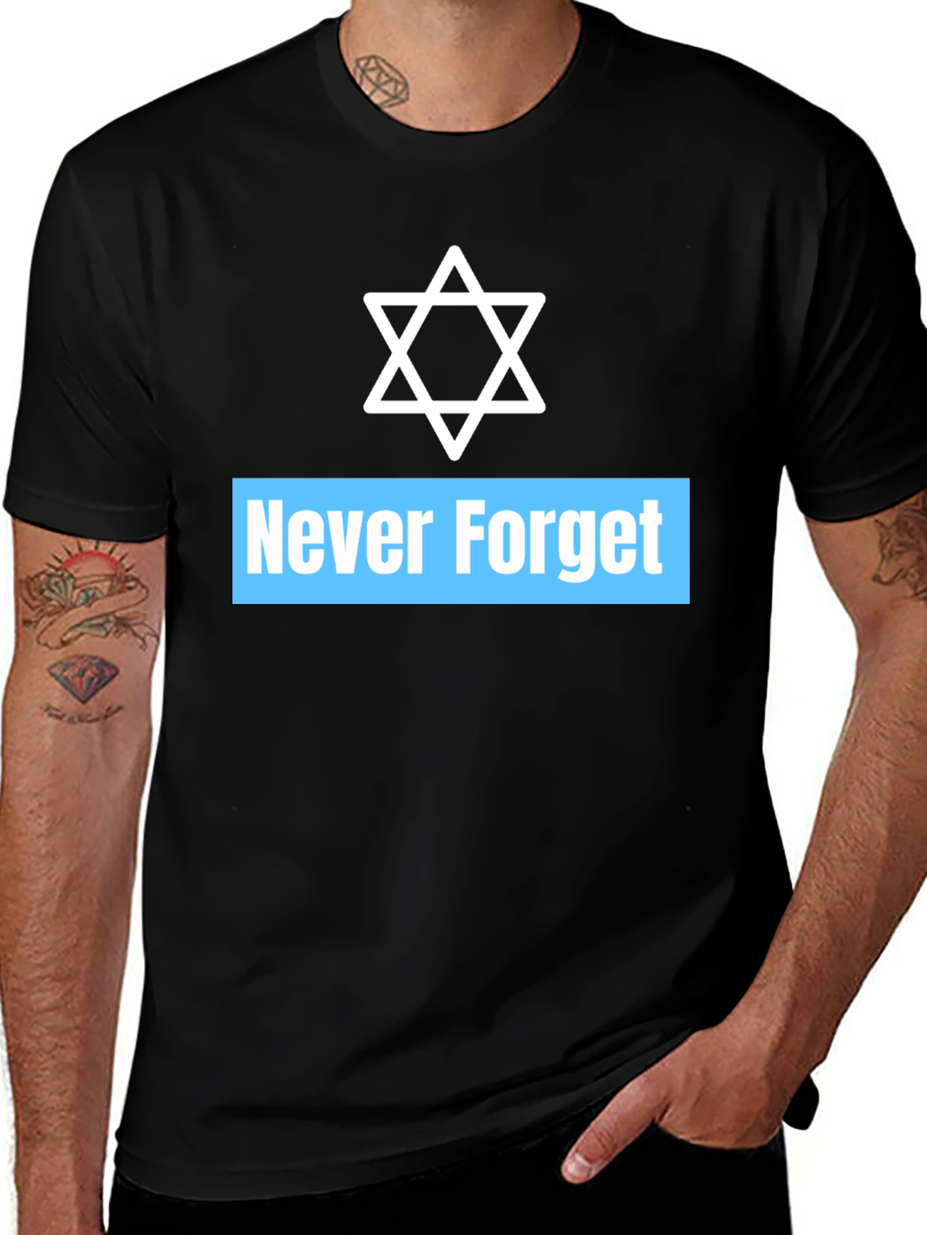 Never Forget Star of David T-Shirt