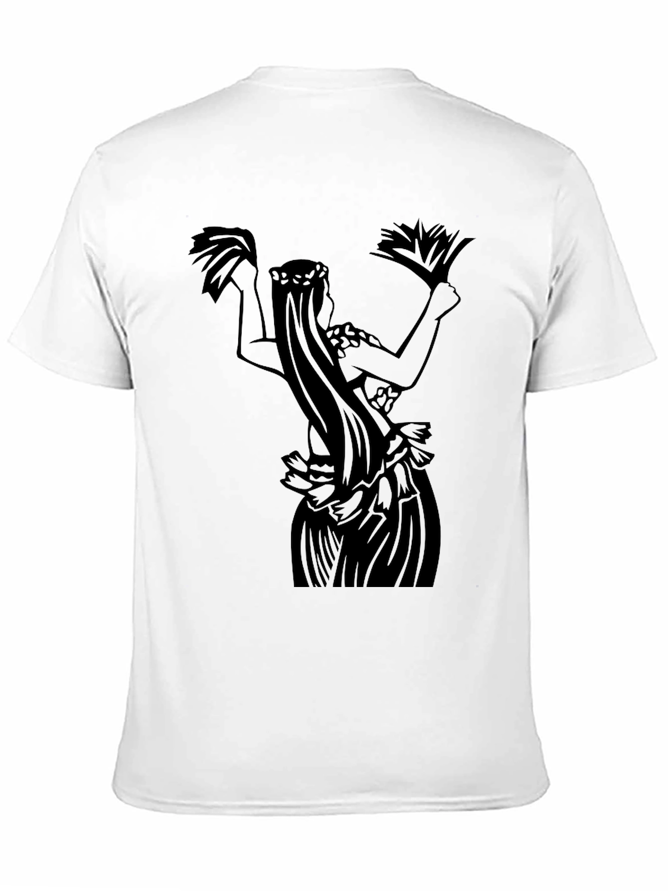 Hula Dancer Graphic Tee - Black
