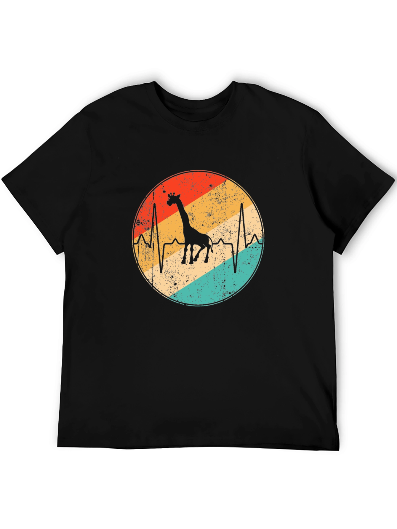 Giraffe Heartbeat Graphic Tee