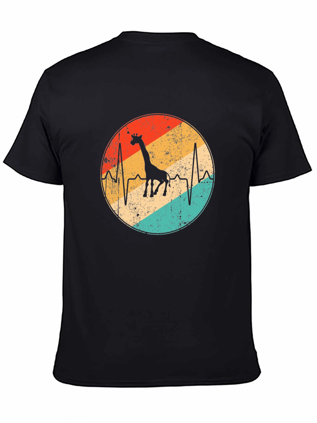 Giraffe Heartbeat Graphic Tee