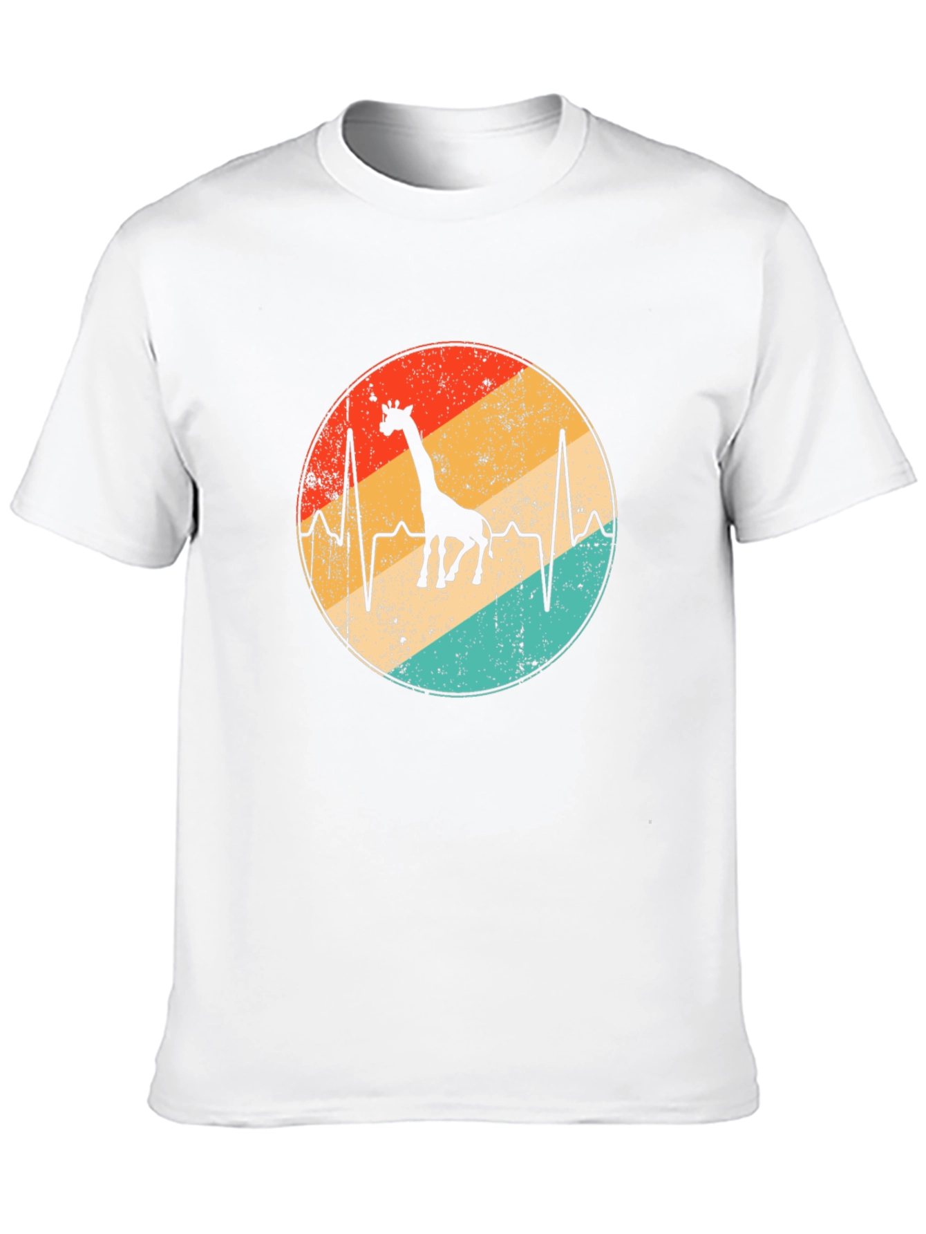 Giraffe Heartbeat Graphic Tee