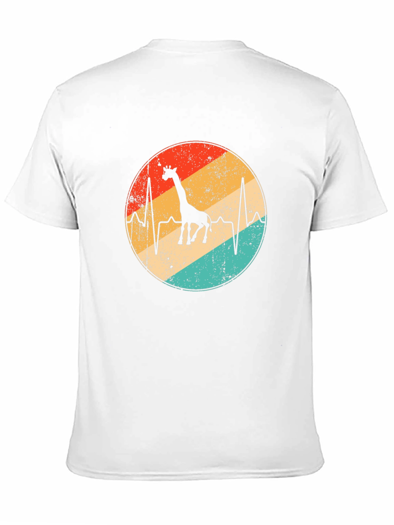 Giraffe Heartbeat Graphic Tee