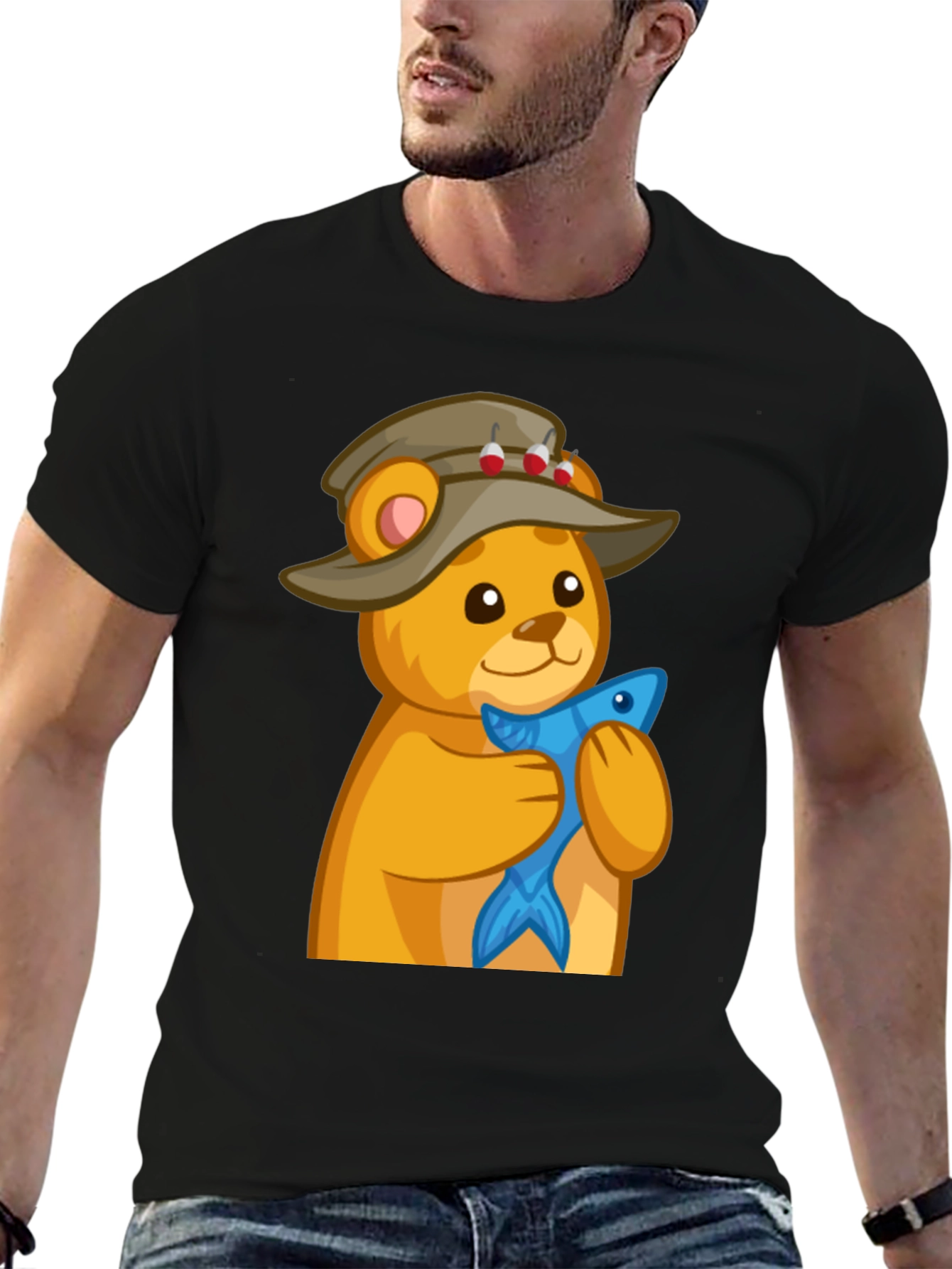 Fishing Bear T-Shirt