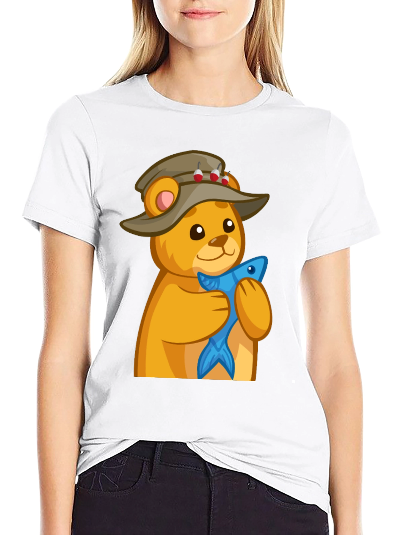 Fishing Bear T-Shirt