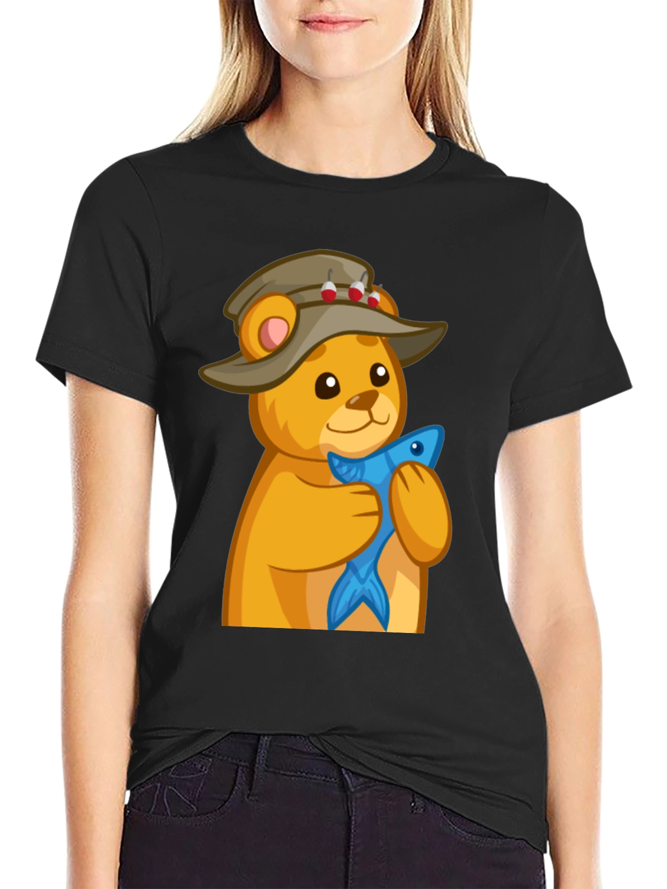 Fishing Bear T-Shirt