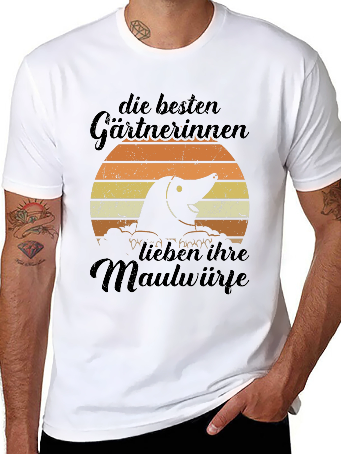 Gardener Mole T-Shirt - Die Besten Gärtnerinnen