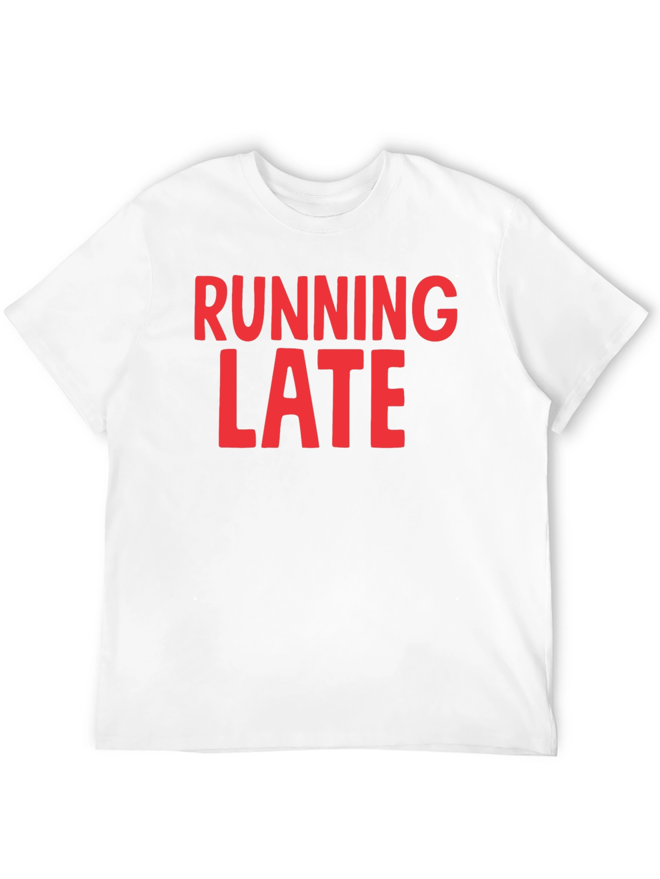 Running Late Graphic T-Shirt - Black