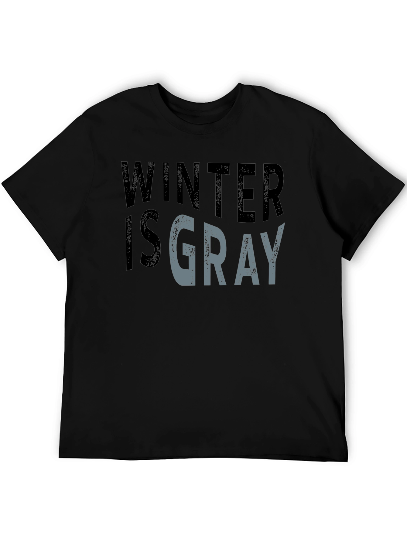 Winter is Gray Graphic Tee - Soft Cotton Blend