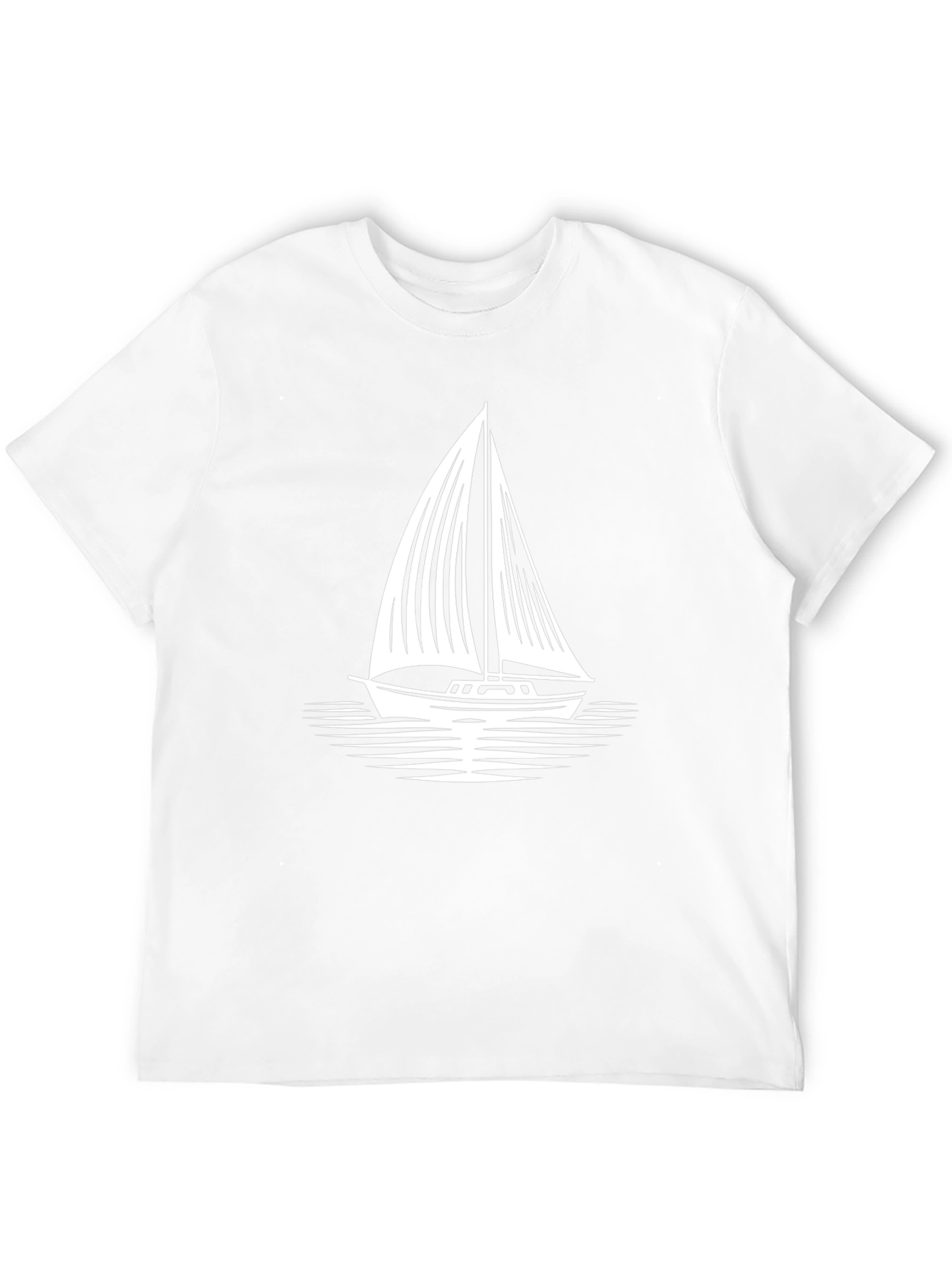 Black Sailboat Graphic Tee