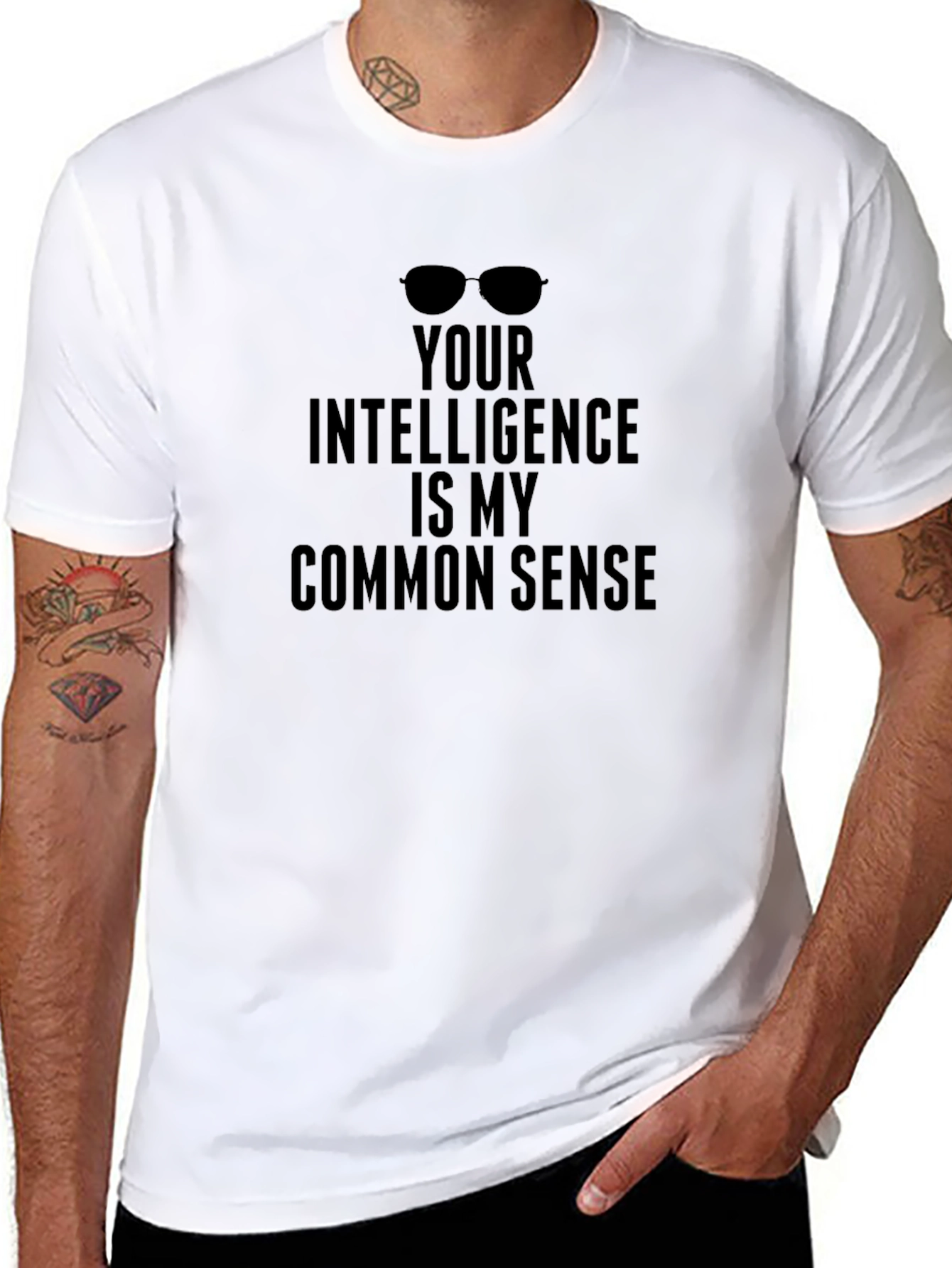 Intelligence Humor Graphic Tee
