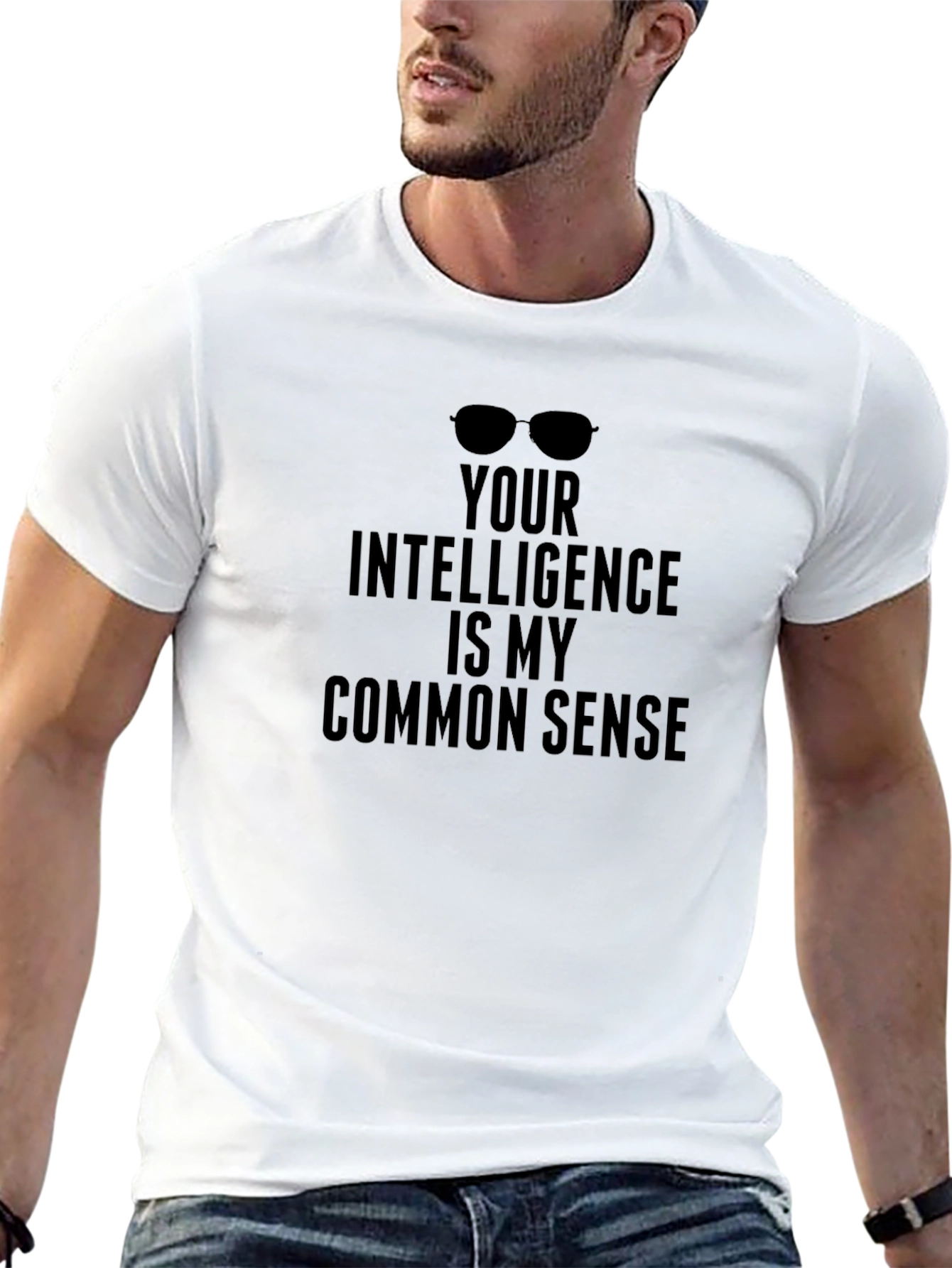 Intelligence Humor Graphic Tee