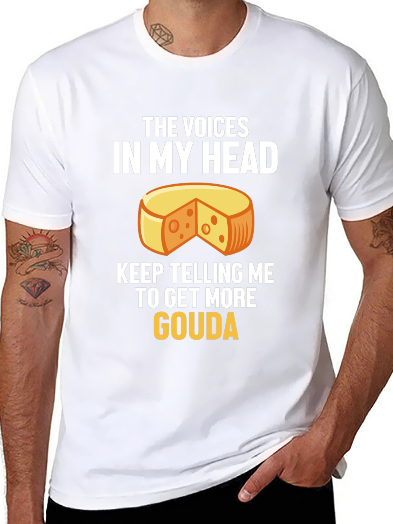 Gouda Cheese Lover Graphic T-Shirt